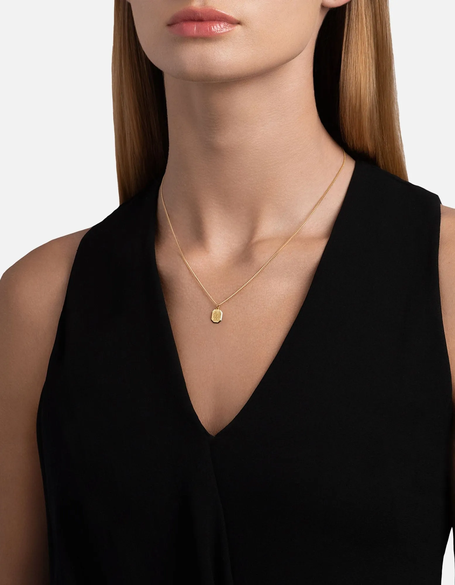 Gemini Nyle Necklace, Gold Vermeil