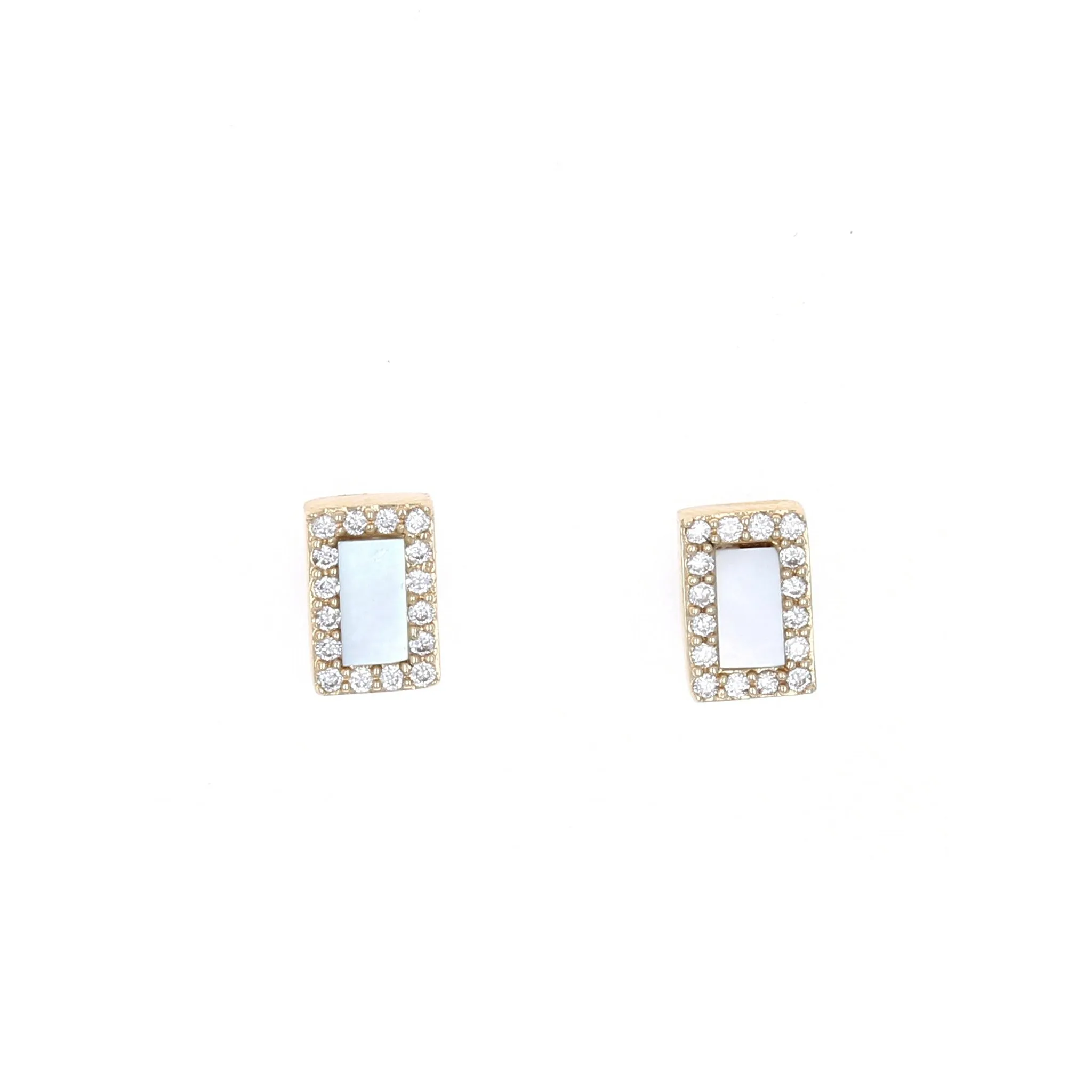 Gemstone Bar Studs