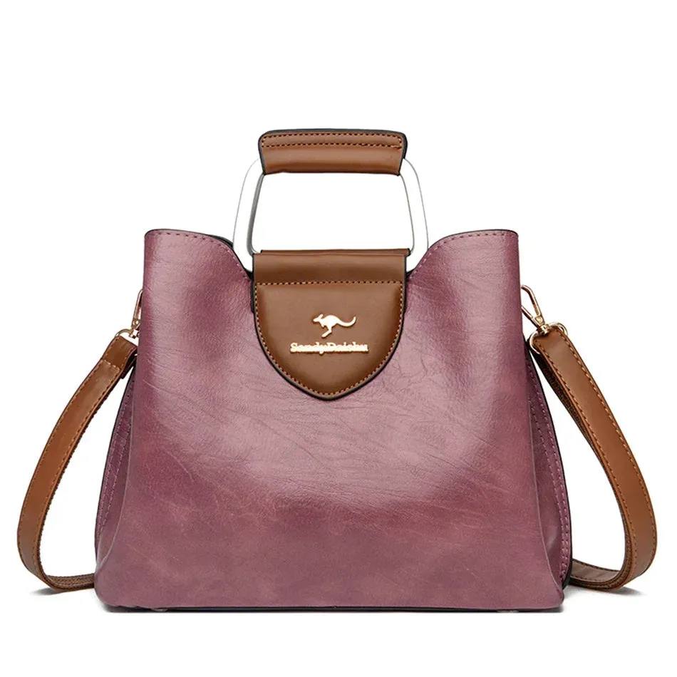Genuine Brand Tote Bag Leather Luxury Handbags