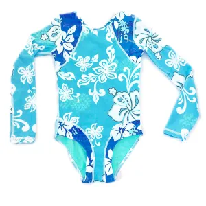 Girls Long Sleeve Coolie-Kini - Bora Bora