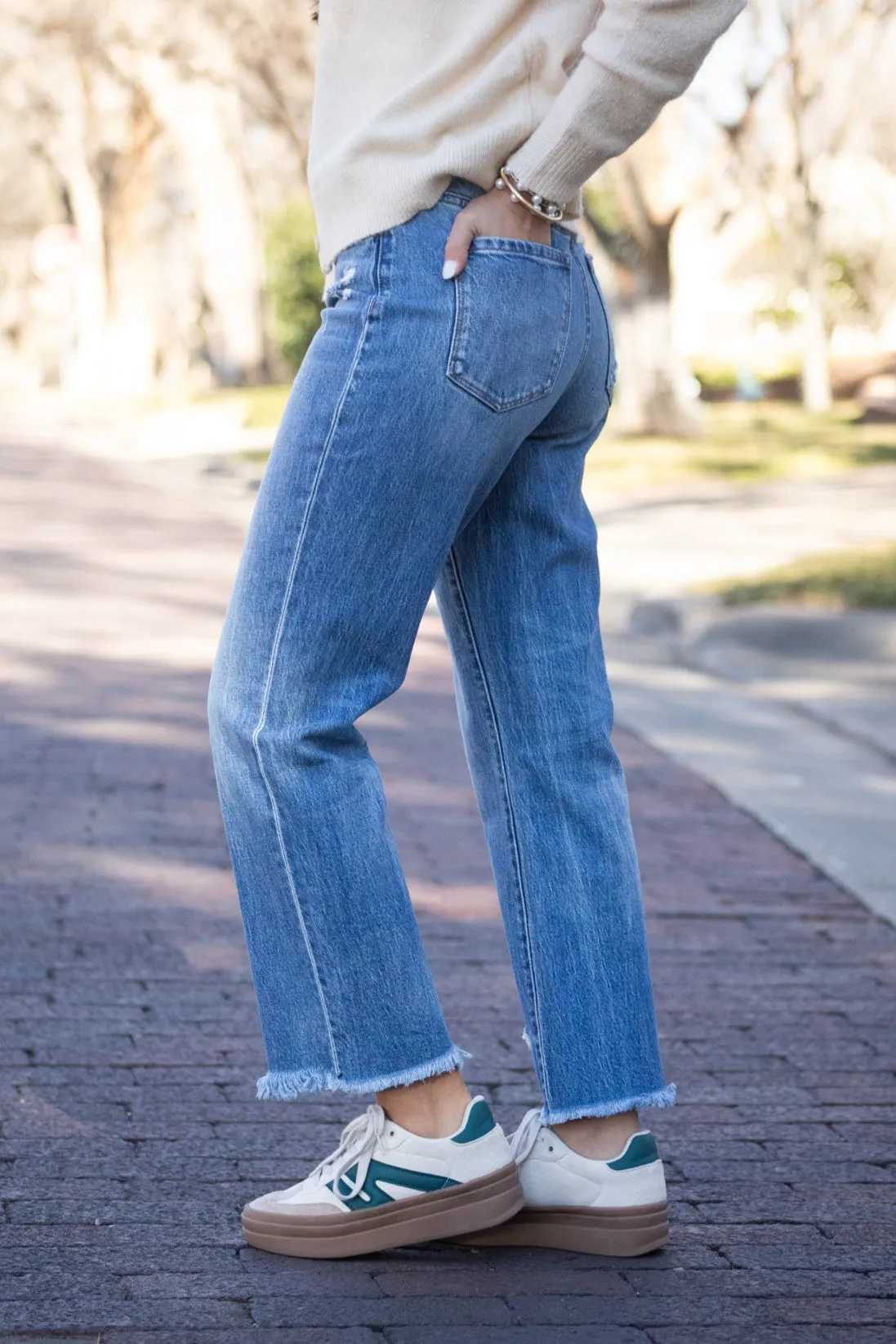 Going Going Gone High Rise Denim Jeans