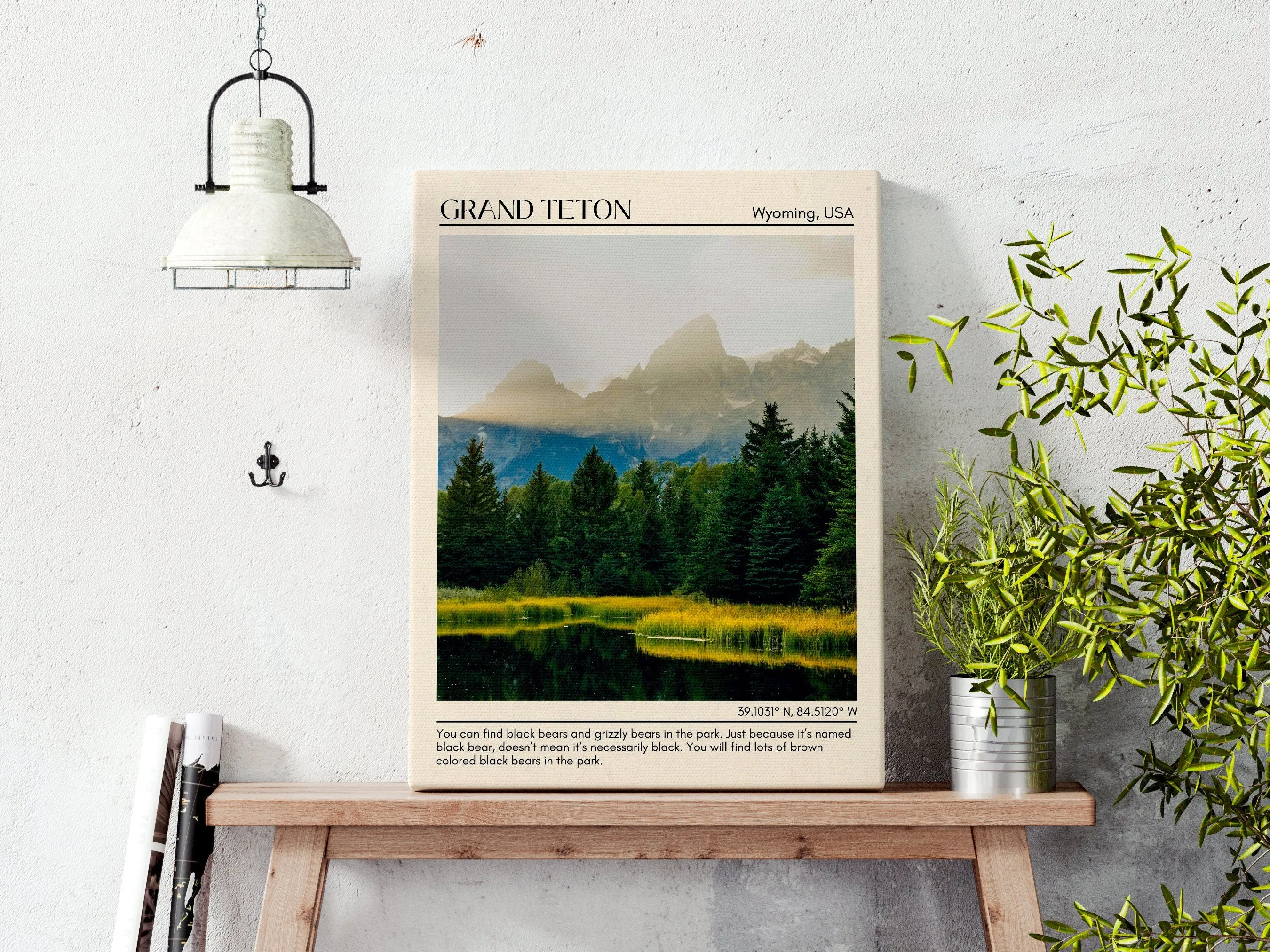 Grand Teton Wall Art, Wyoming, USA