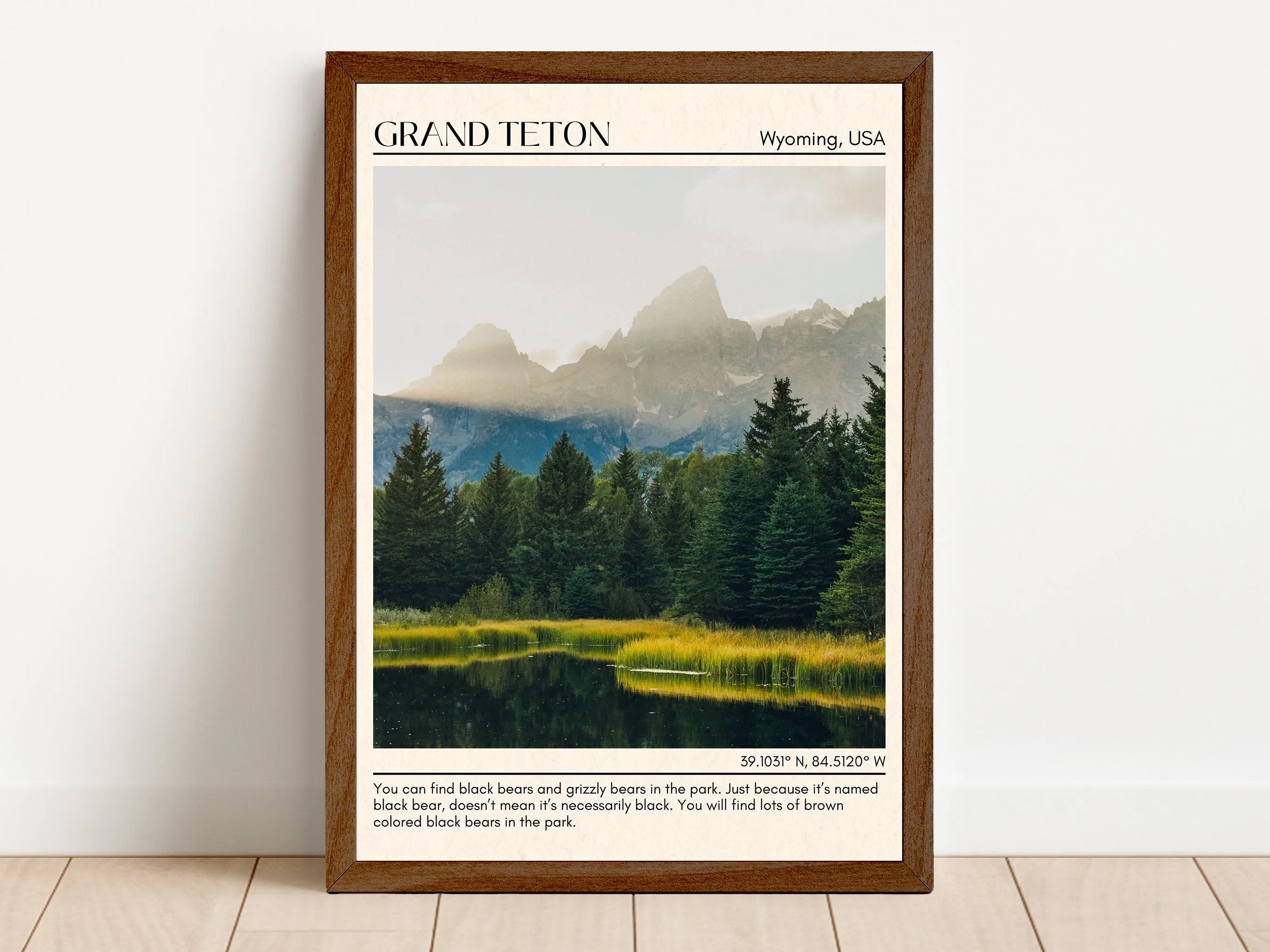 Grand Teton Wall Art, Wyoming, USA