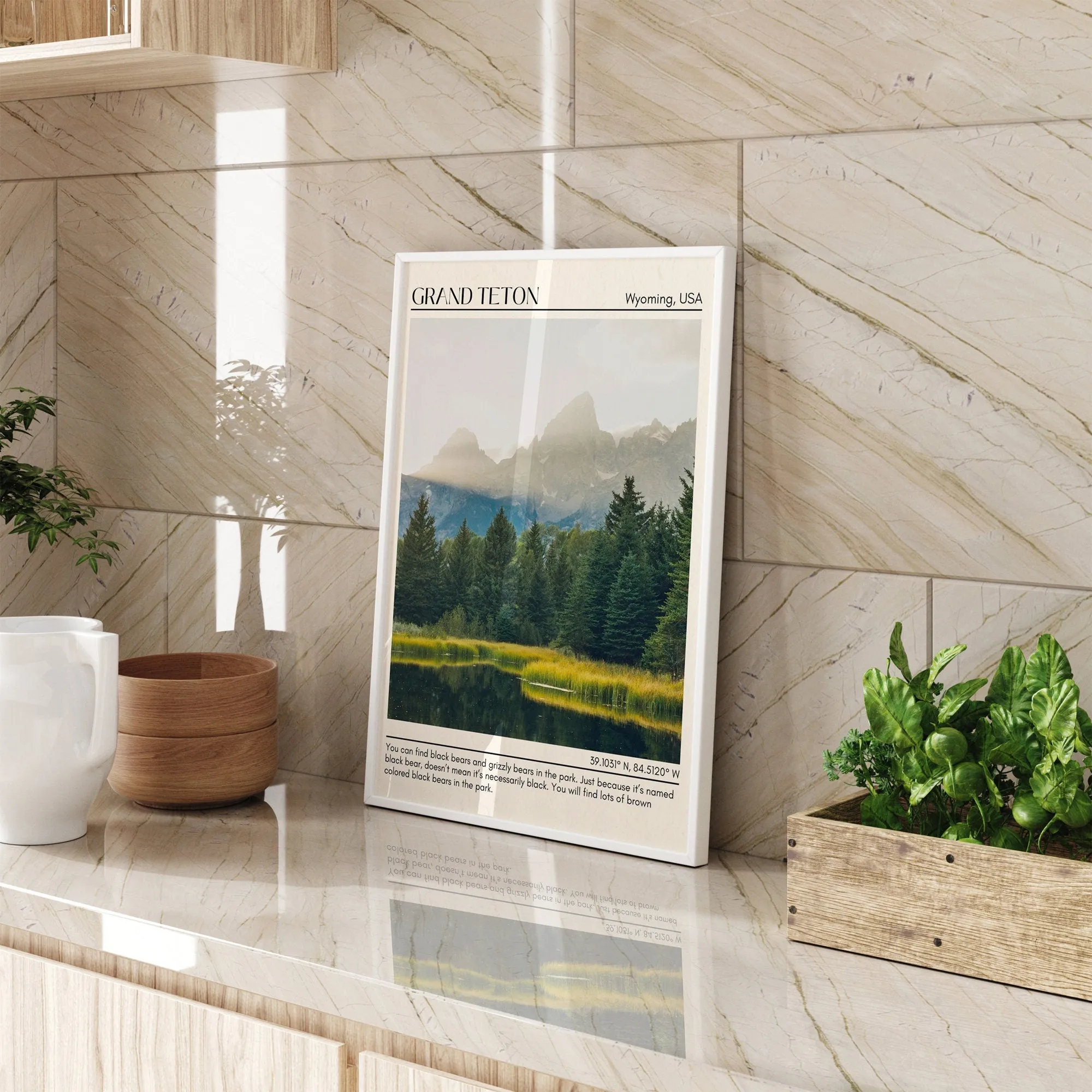 Grand Teton Wall Art, Wyoming, USA