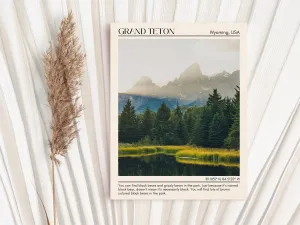 Grand Teton Wall Art, Wyoming, USA