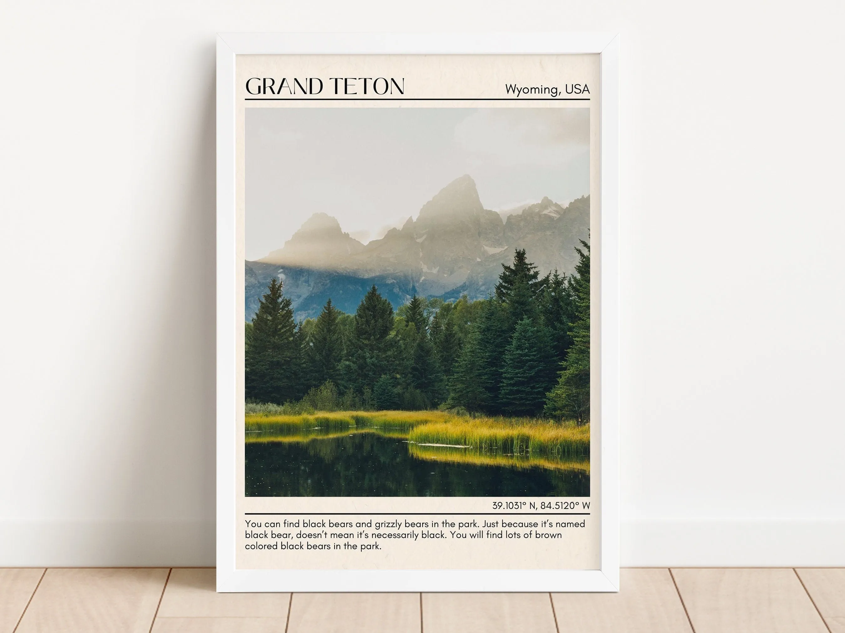 Grand Teton Wall Art, Wyoming, USA