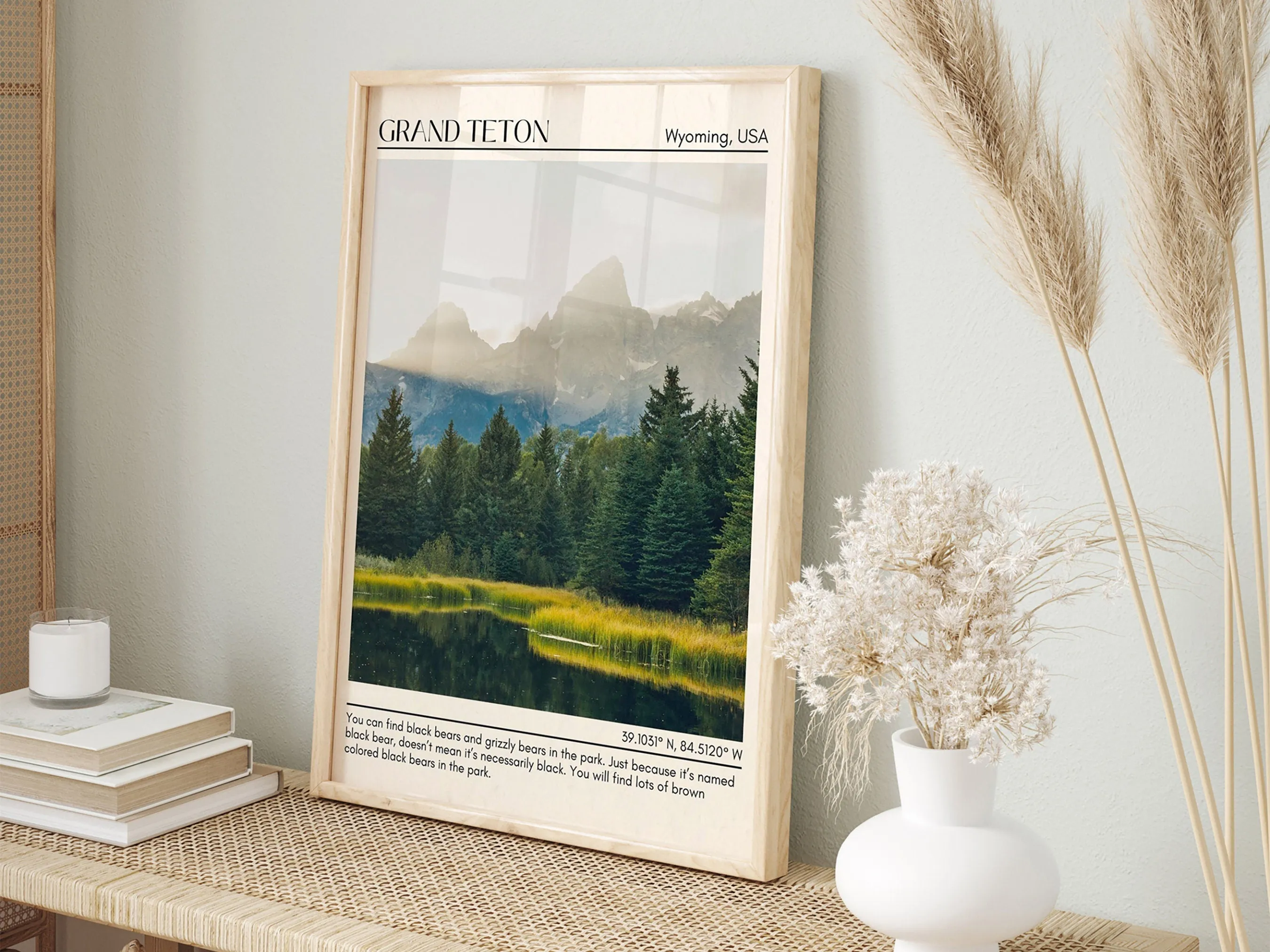 Grand Teton Wall Art, Wyoming, USA