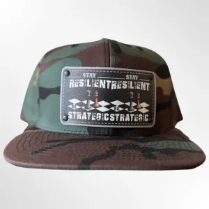 Green Camo Resilient SnapBack