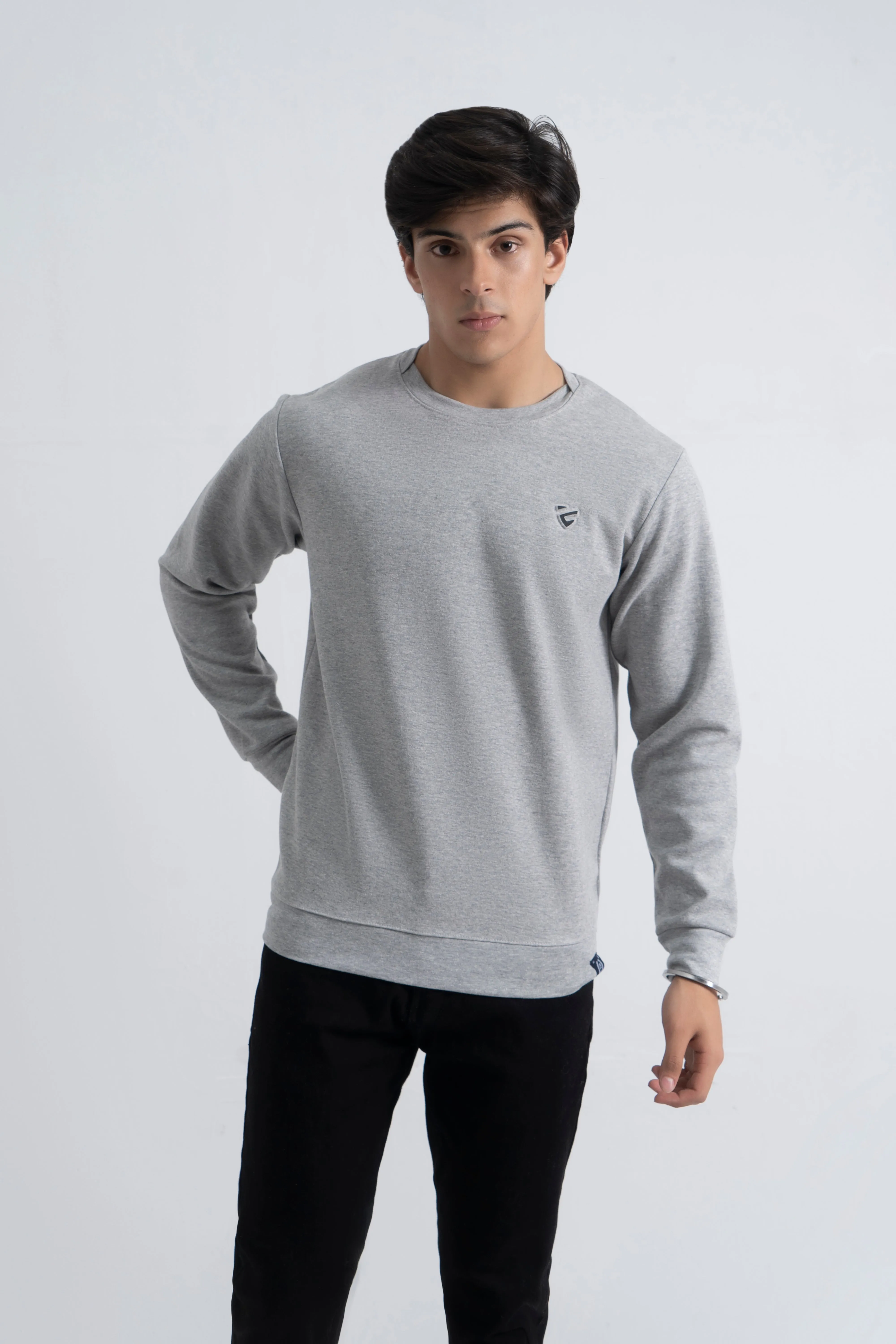 Grey Basic Sweatshirt