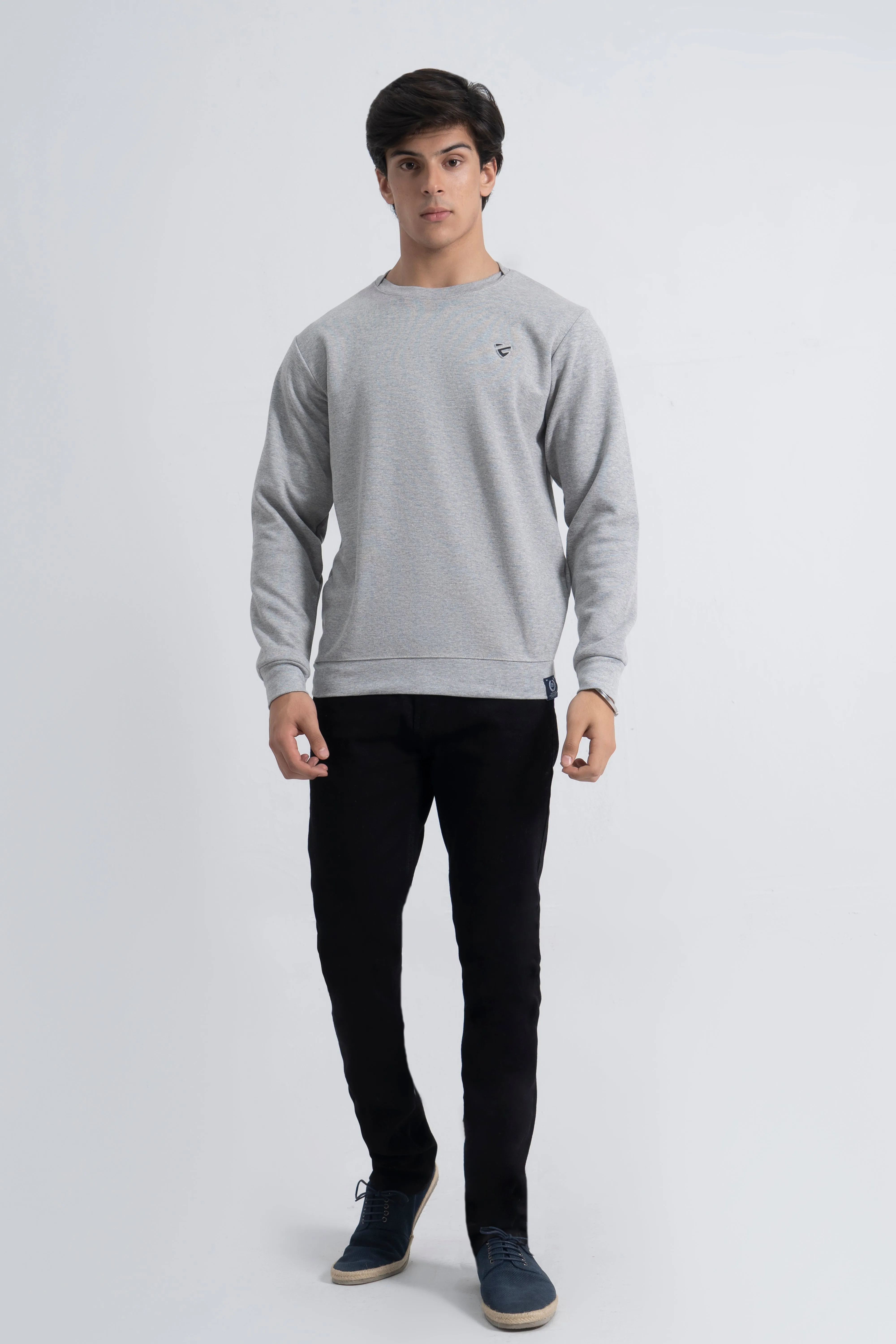 Grey Basic Sweatshirt