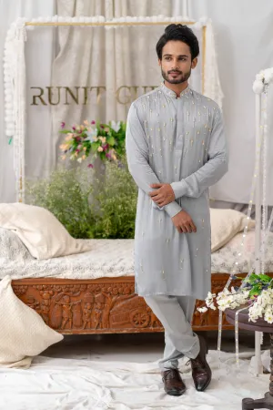 Greycutpipe Embroidered Kurta Sets