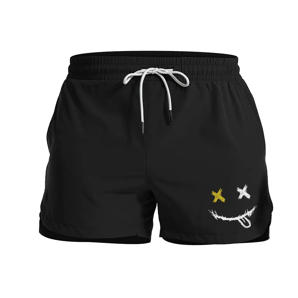 Grimace Graphic Shorts