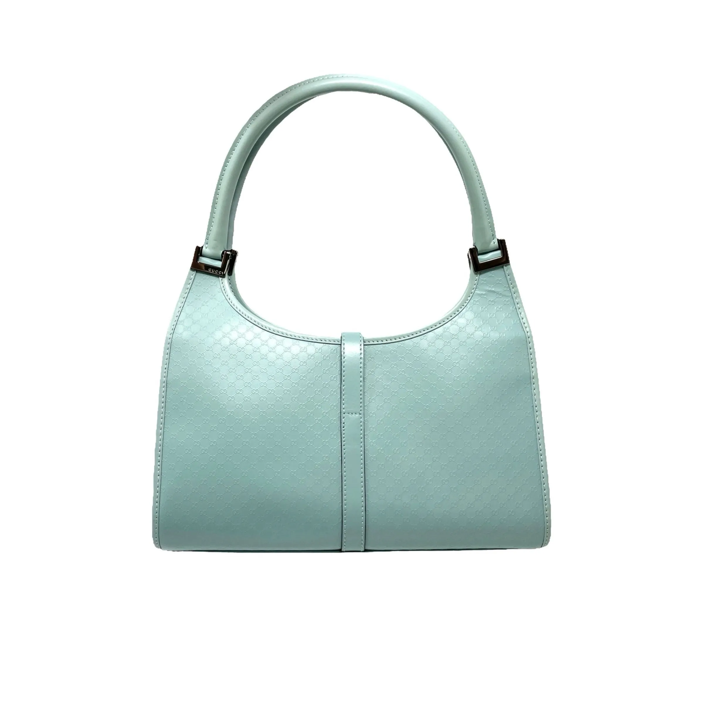 Gucci Baby Blue Logo Jackie Bag