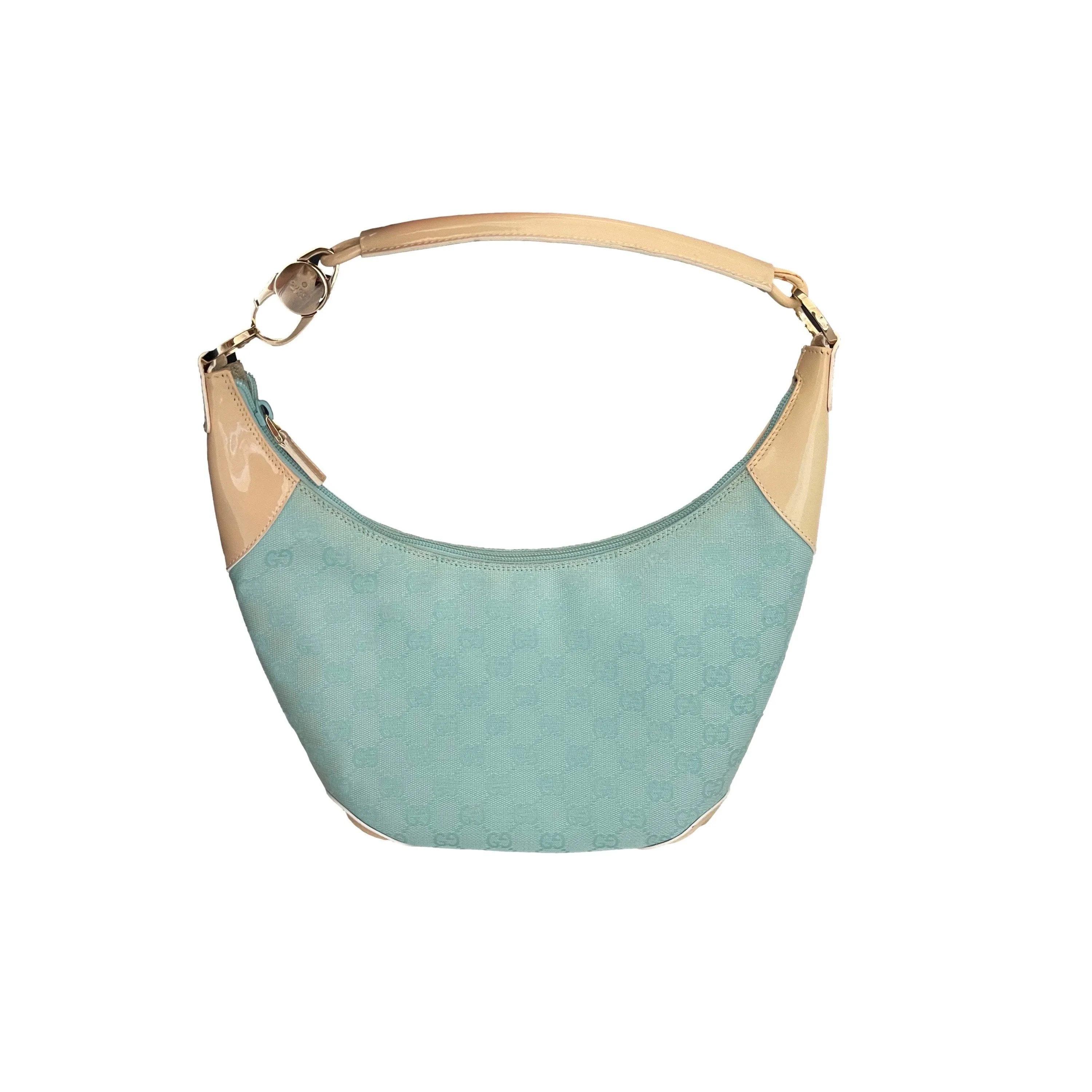 Gucci Baby Blue Monogram Shoulder Bag