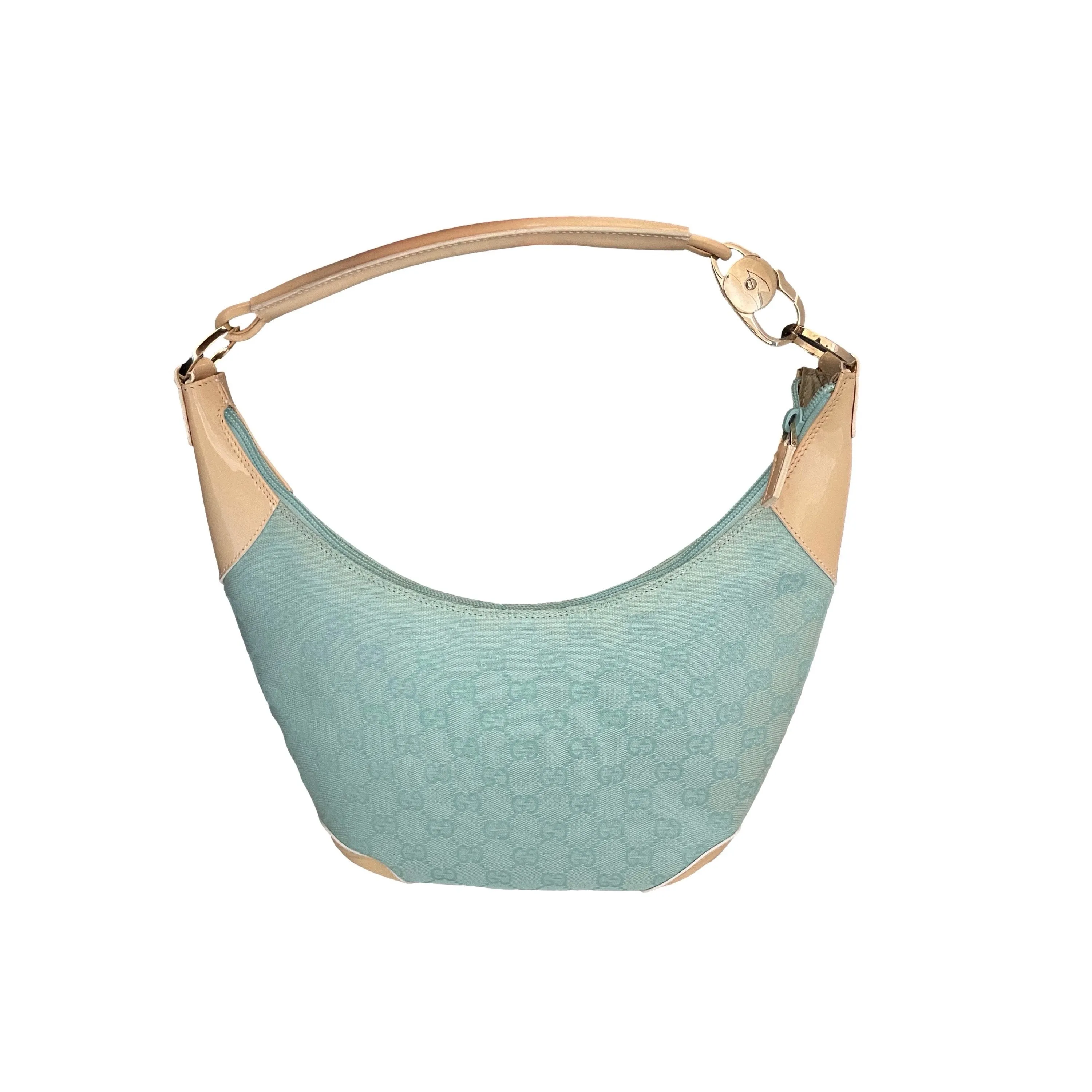Gucci Baby Blue Monogram Shoulder Bag