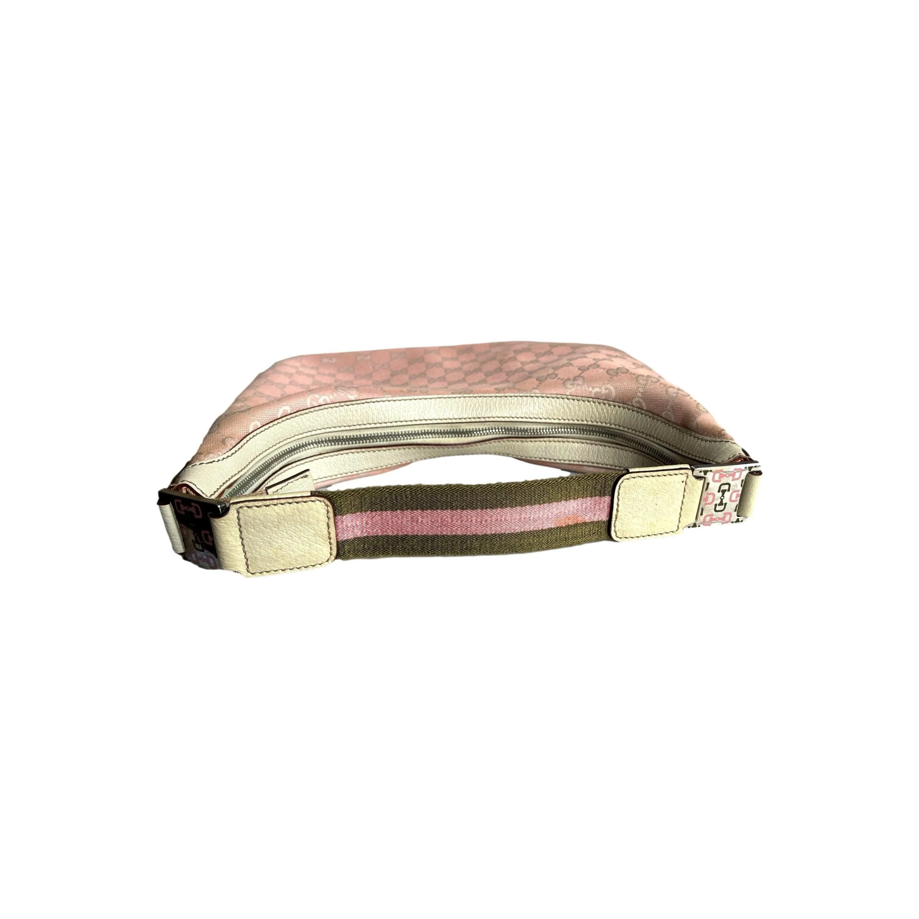 Gucci Baby Pink Logo Shoulder Bag