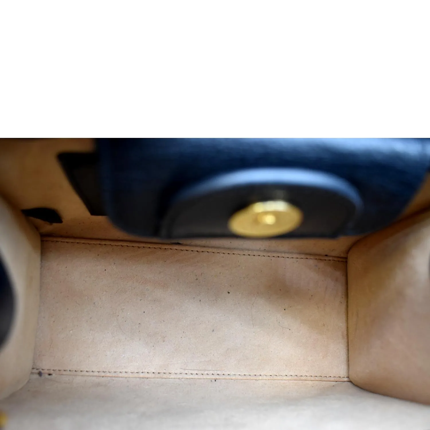 GUCCI Diana Bamboo Mini Leather Tote Bag Black 702732