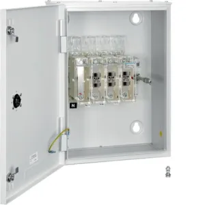 Hager JFG425U 250A Fuse Combination Switch Enclosed TP&SN IP41