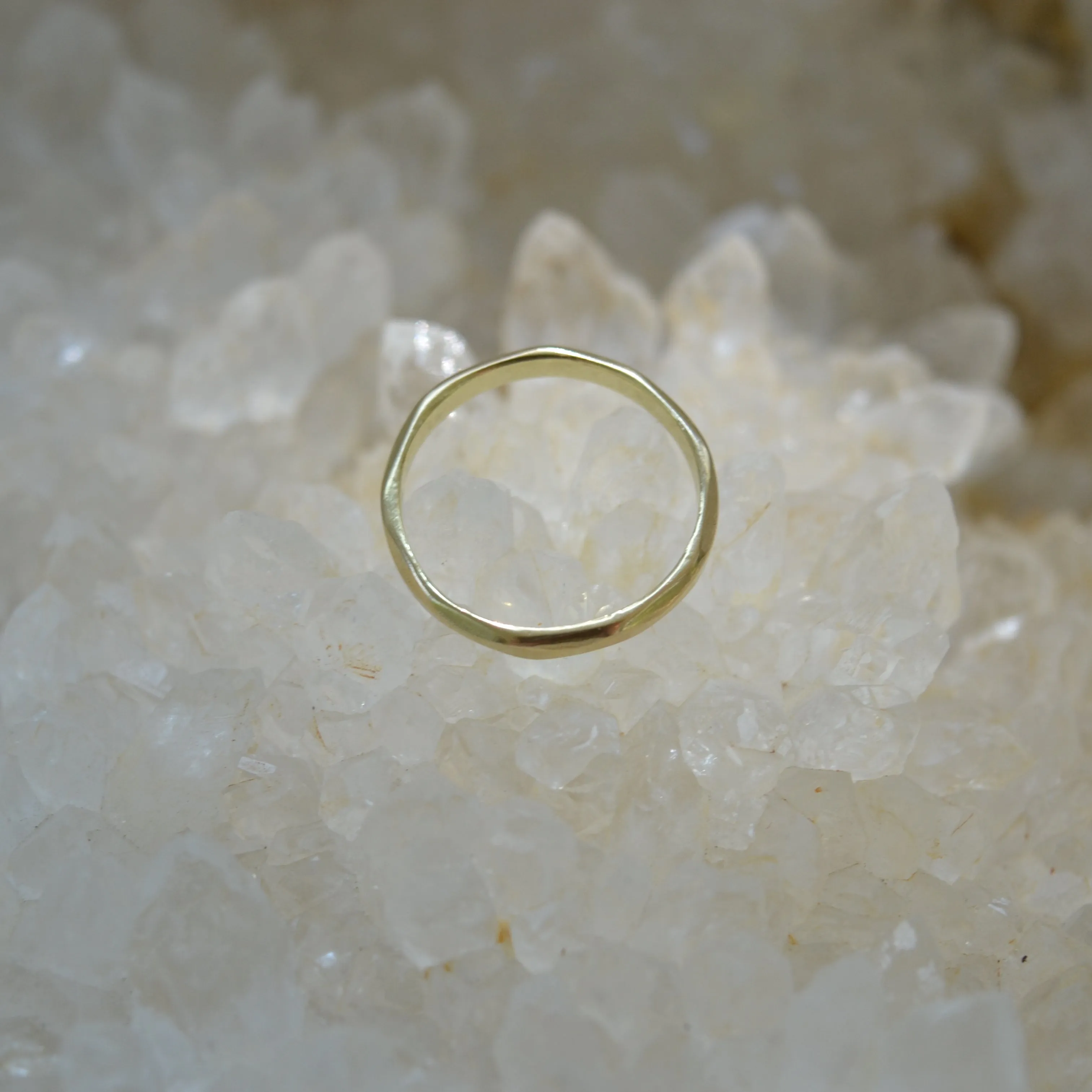 Hand Faceted Band