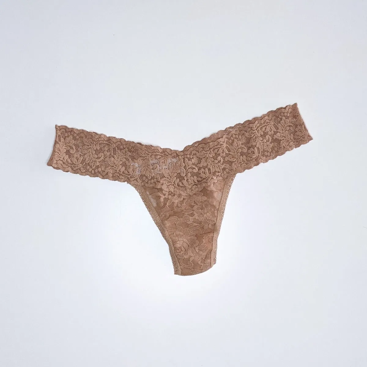 Hanky Panky: Lace Low Rise Thong - Basics