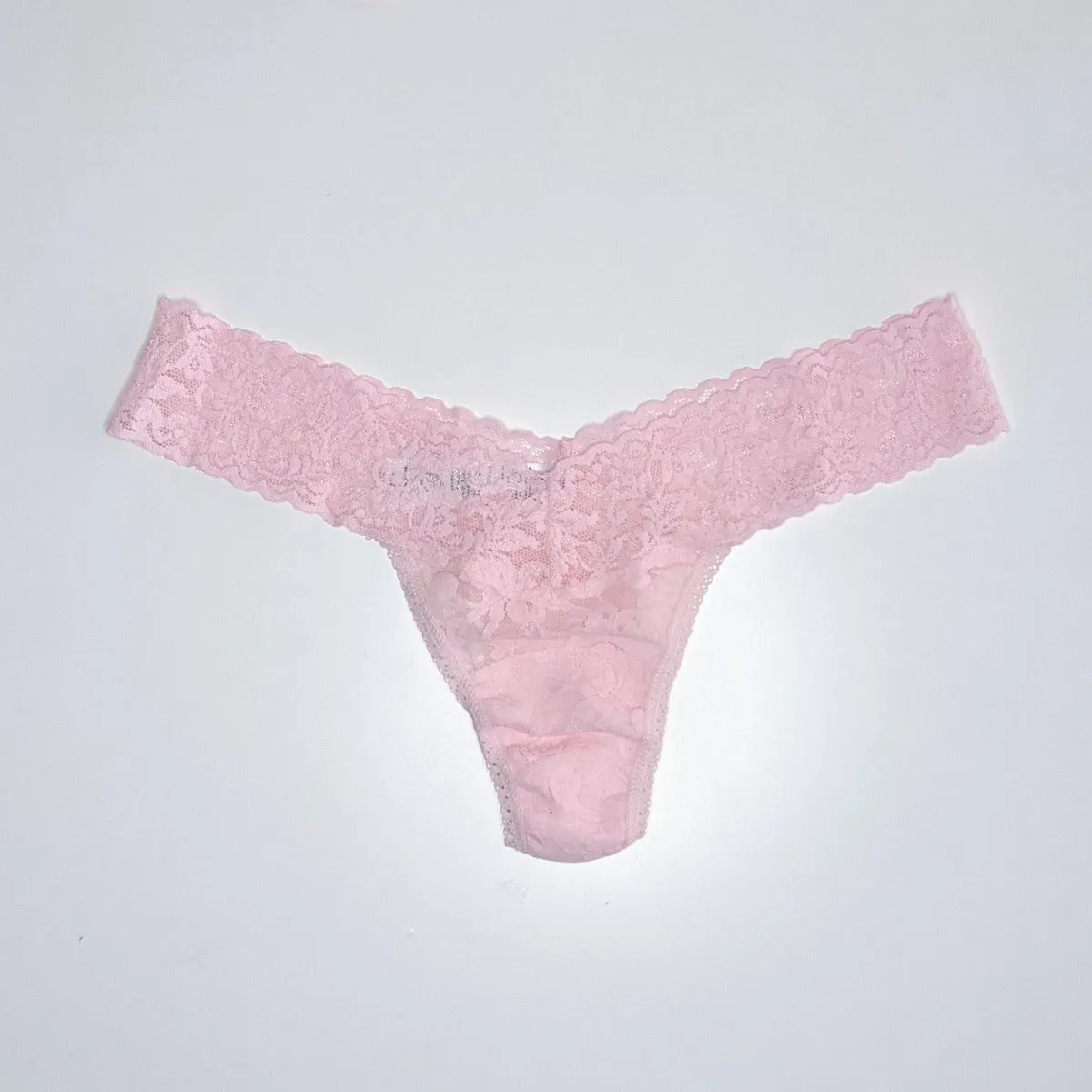 Hanky Panky: Lace Low Rise Thong - Basics