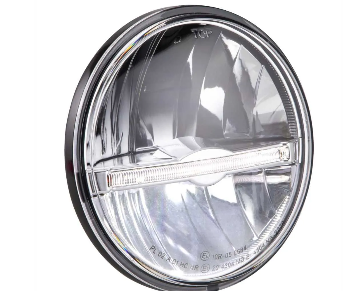 Headlight Unit SIP PERFORMANCE LED Round Ø 143 | Vespa PX80-200/PE/Lusso/'98/MY/'11/LML Star 125-200 2T/4T