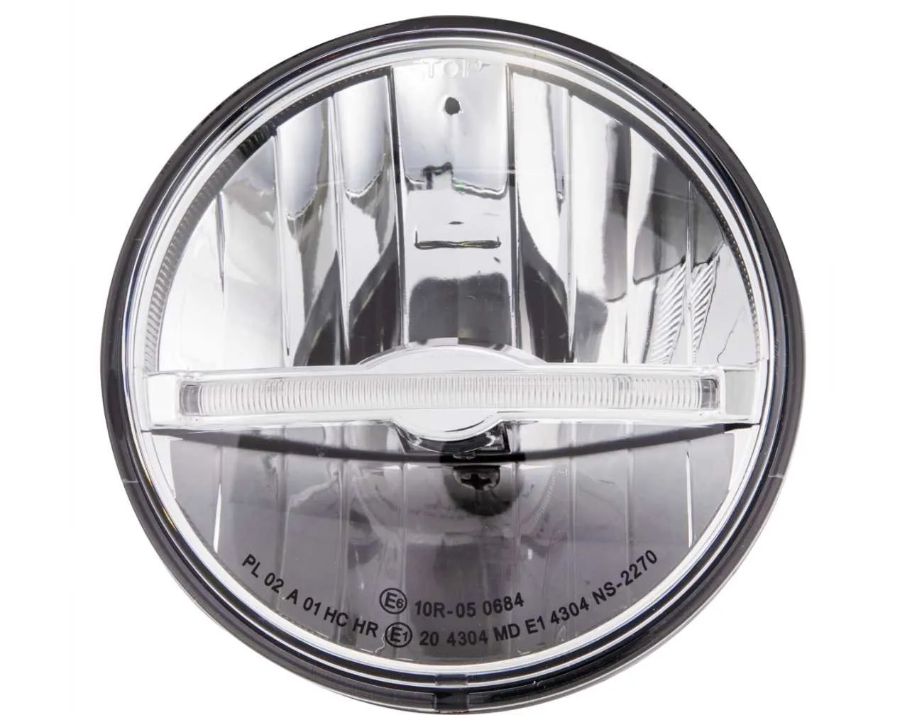 Headlight Unit SIP PERFORMANCE LED Round Ø 143 | Vespa PX80-200/PE/Lusso/'98/MY/'11/LML Star 125-200 2T/4T