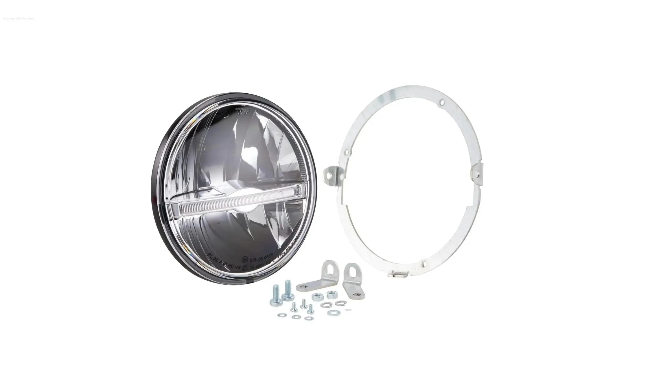 Headlight Unit SIP PERFORMANCE LED Round Ø 143 | Vespa PX80-200/PE/Lusso/'98/MY/'11/LML Star 125-200 2T/4T