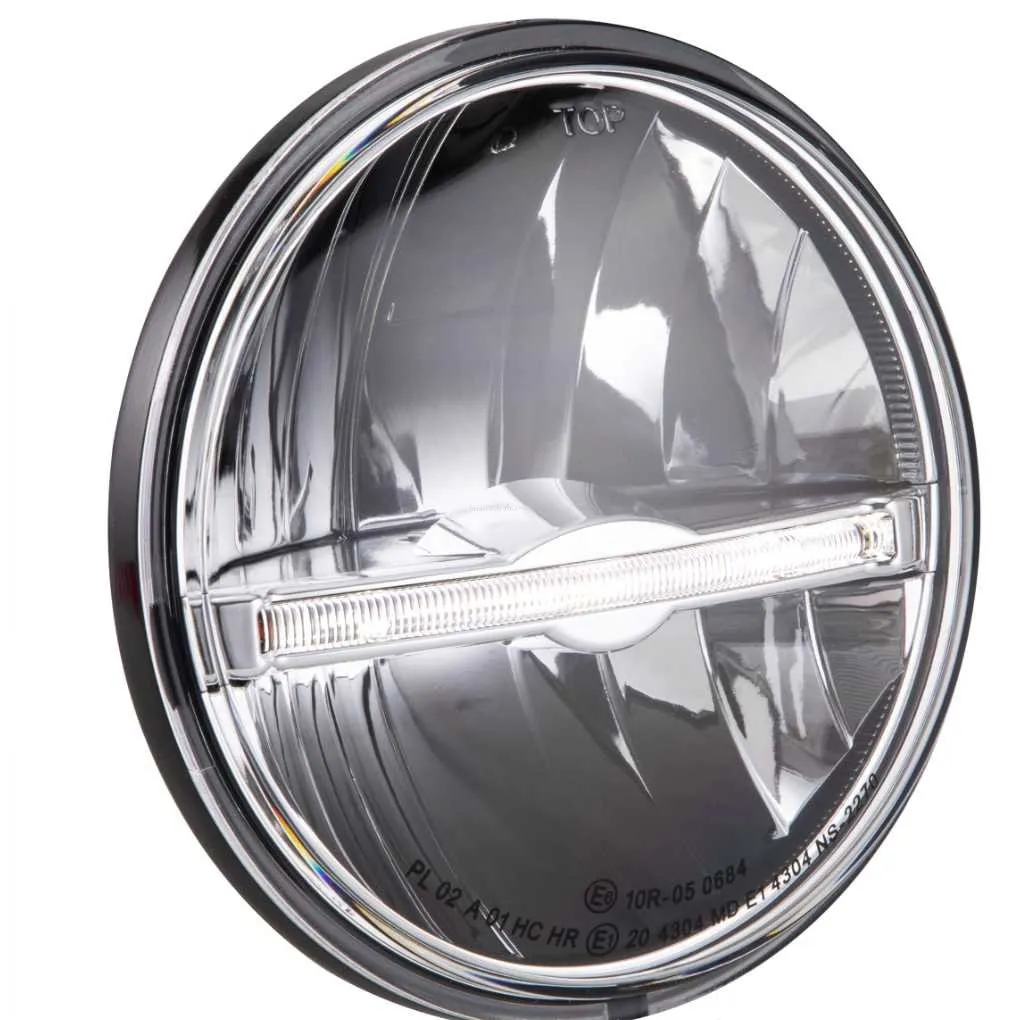 Headlight Unit SIP PERFORMANCE LED Round Ø 143 | Vespa PX80-200/PE/Lusso/'98/MY/'11/LML Star 125-200 2T/4T