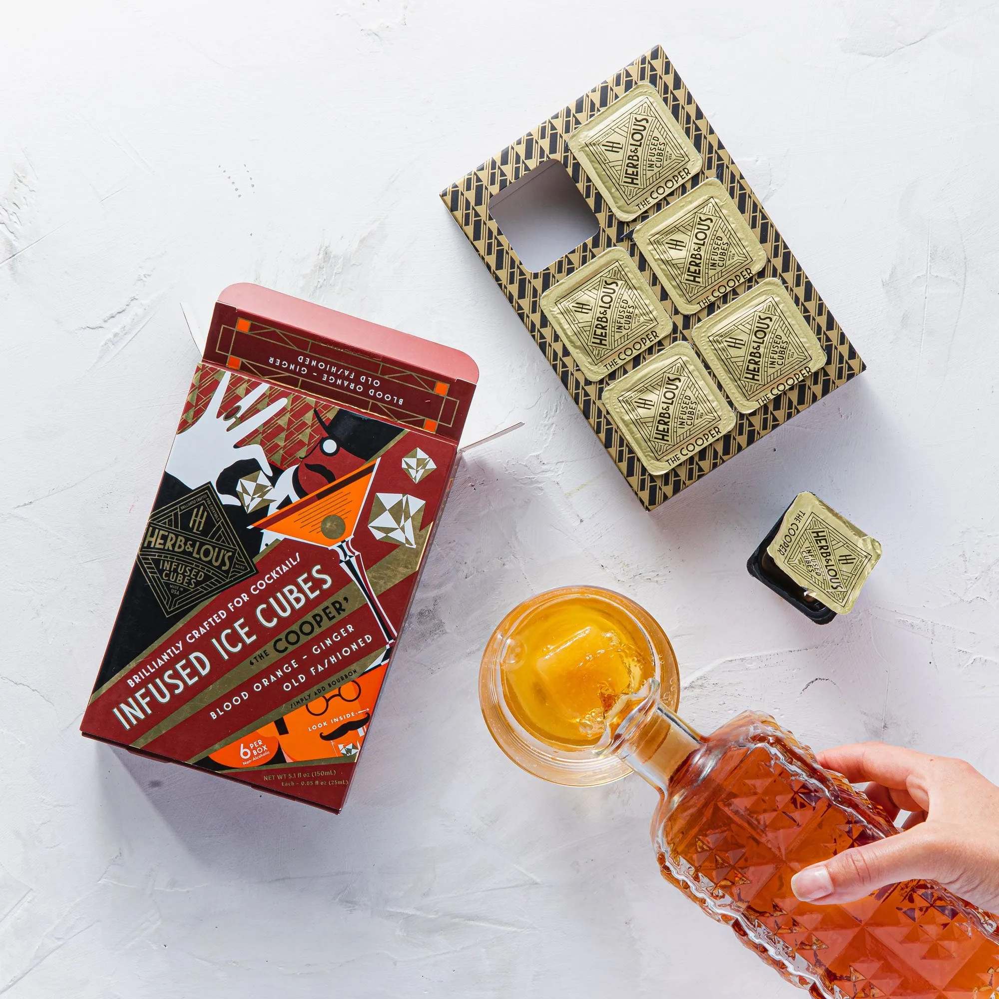 Herb   Lou's Cocktail Cubes: The Cooper