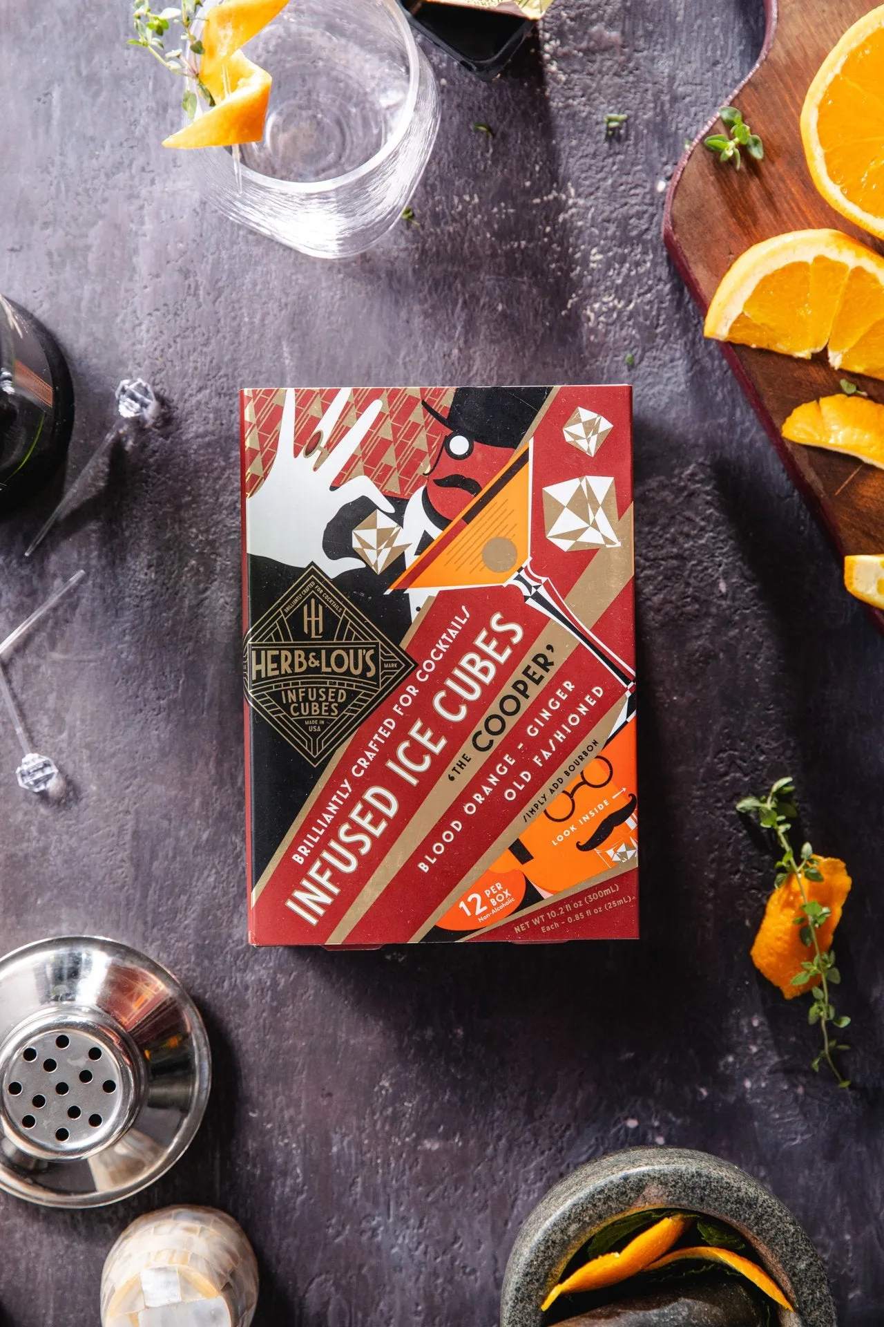 Herb   Lou's Cocktail Cubes: The Cooper