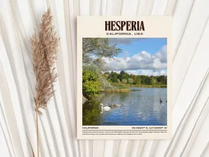 Hesperia Vintage Wall Art, California, USA
