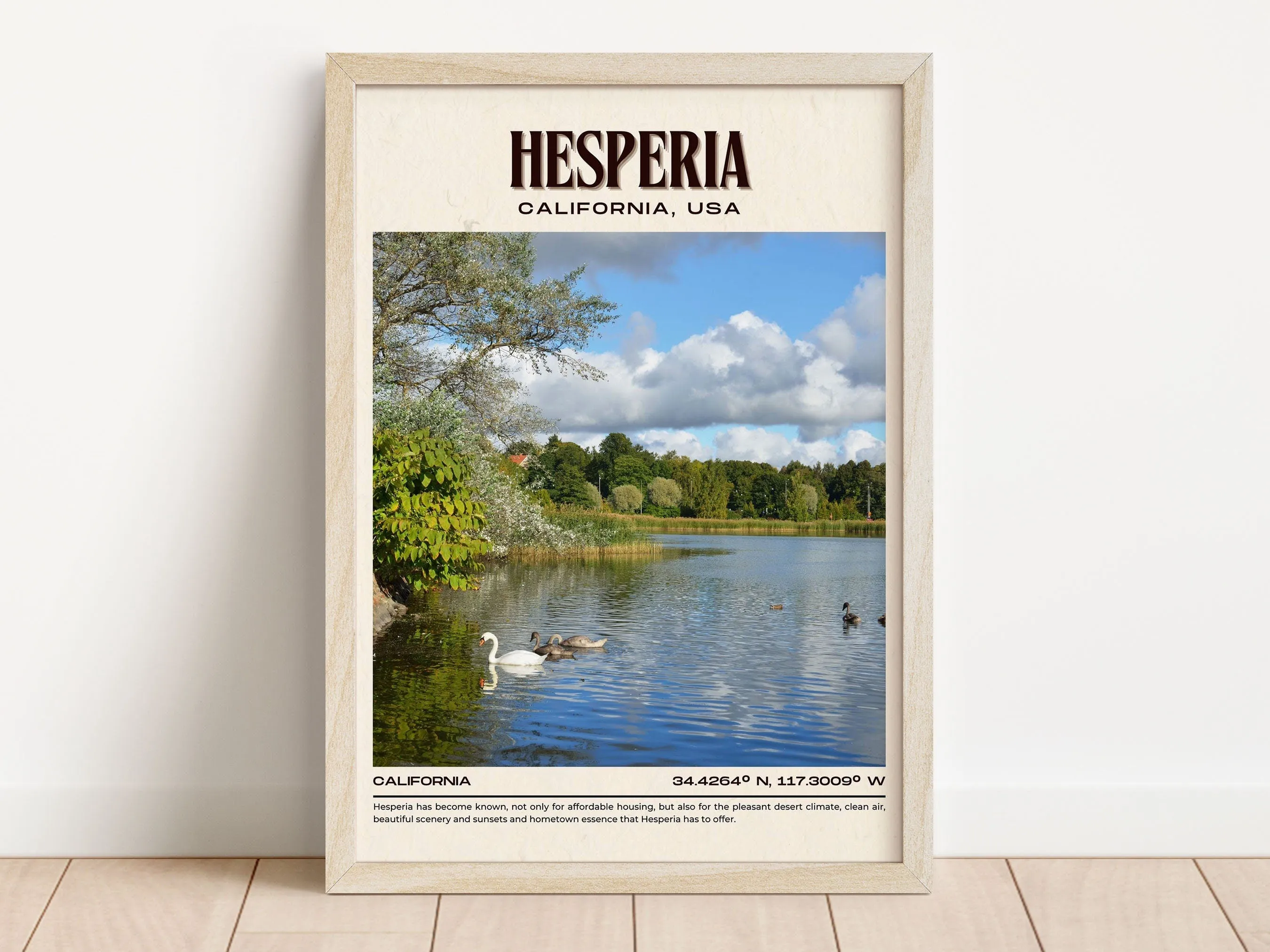 Hesperia Vintage Wall Art, California, USA