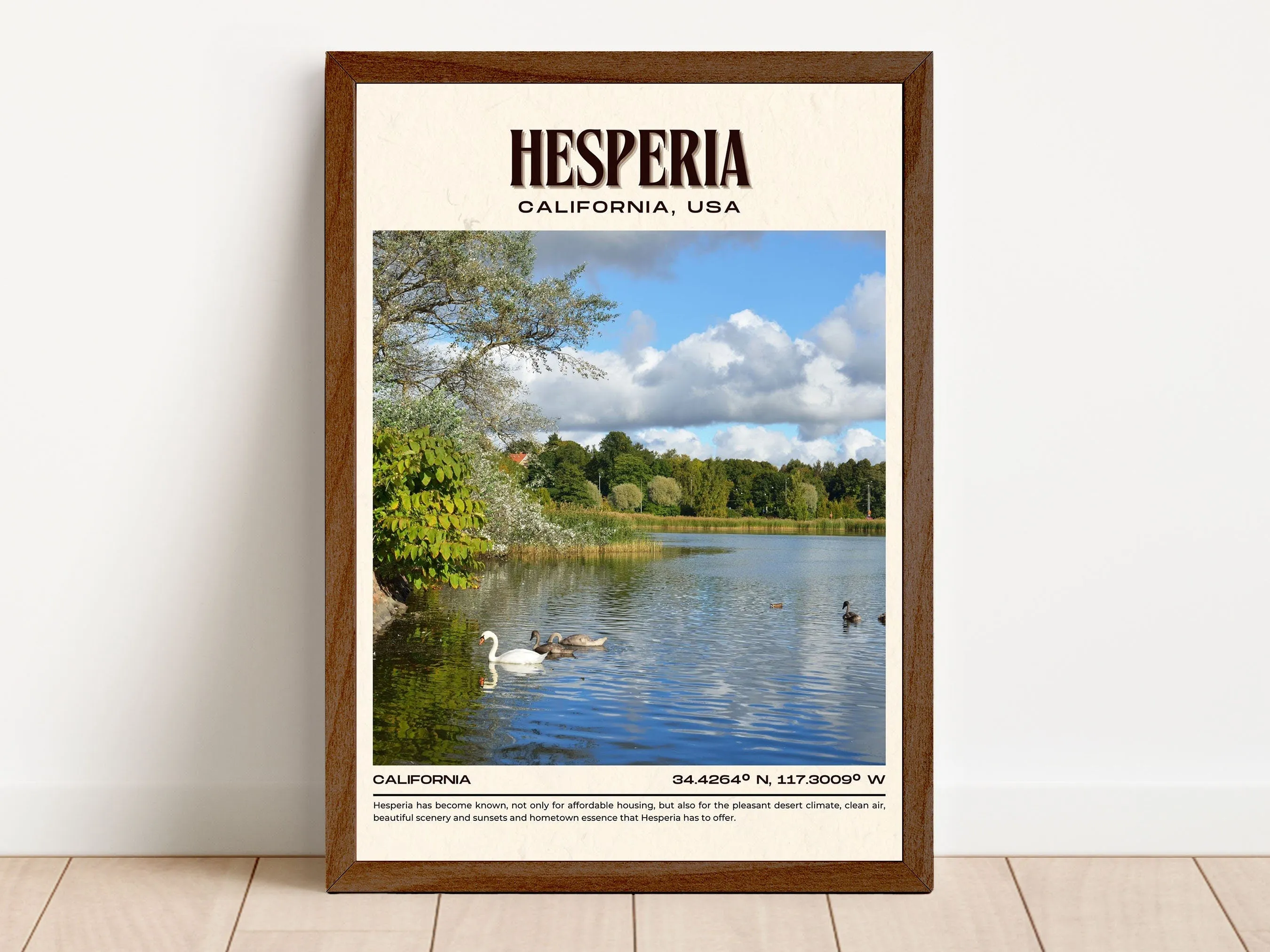 Hesperia Vintage Wall Art, California, USA
