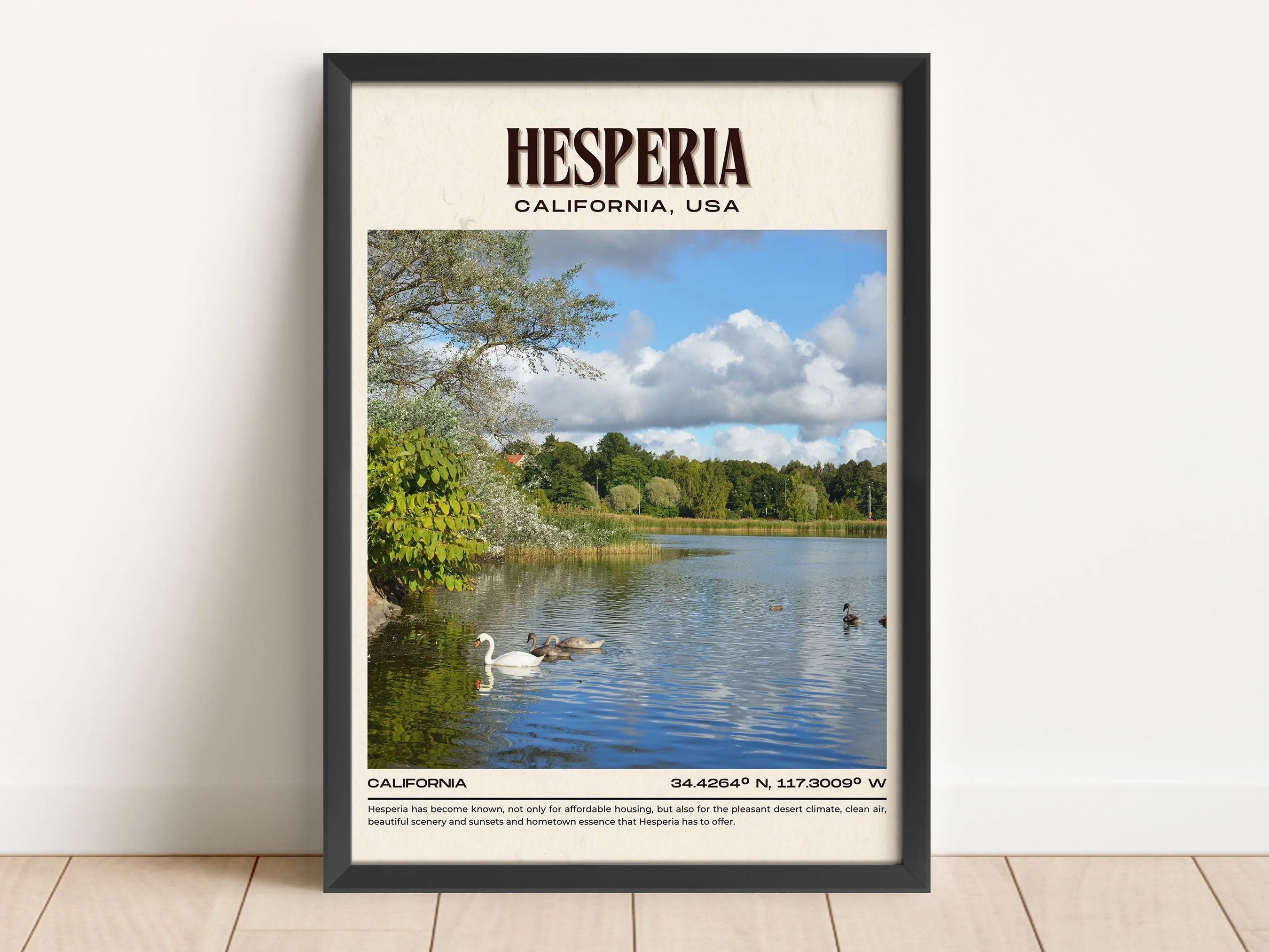 Hesperia Vintage Wall Art, California, USA