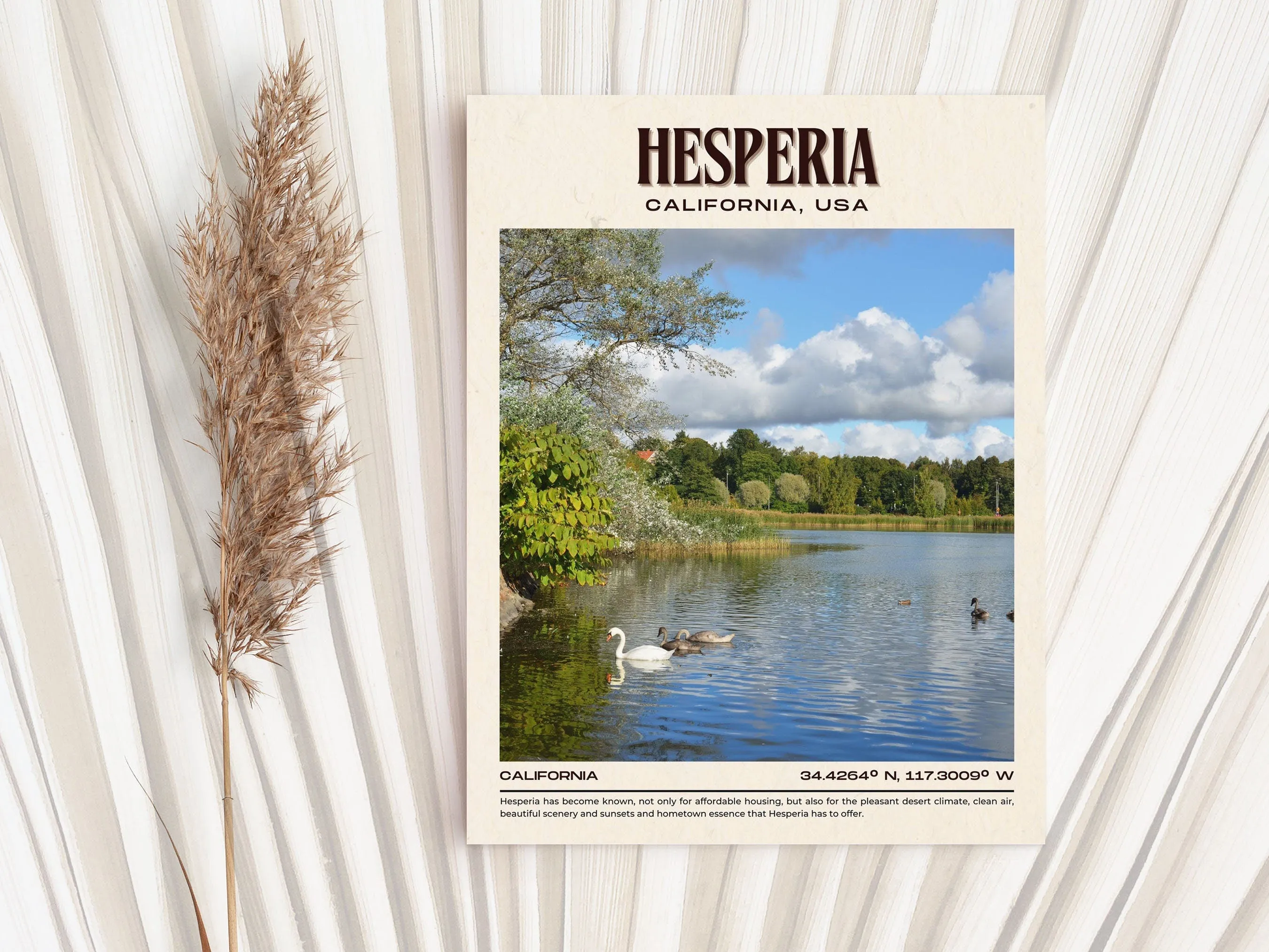 Hesperia Vintage Wall Art, California, USA