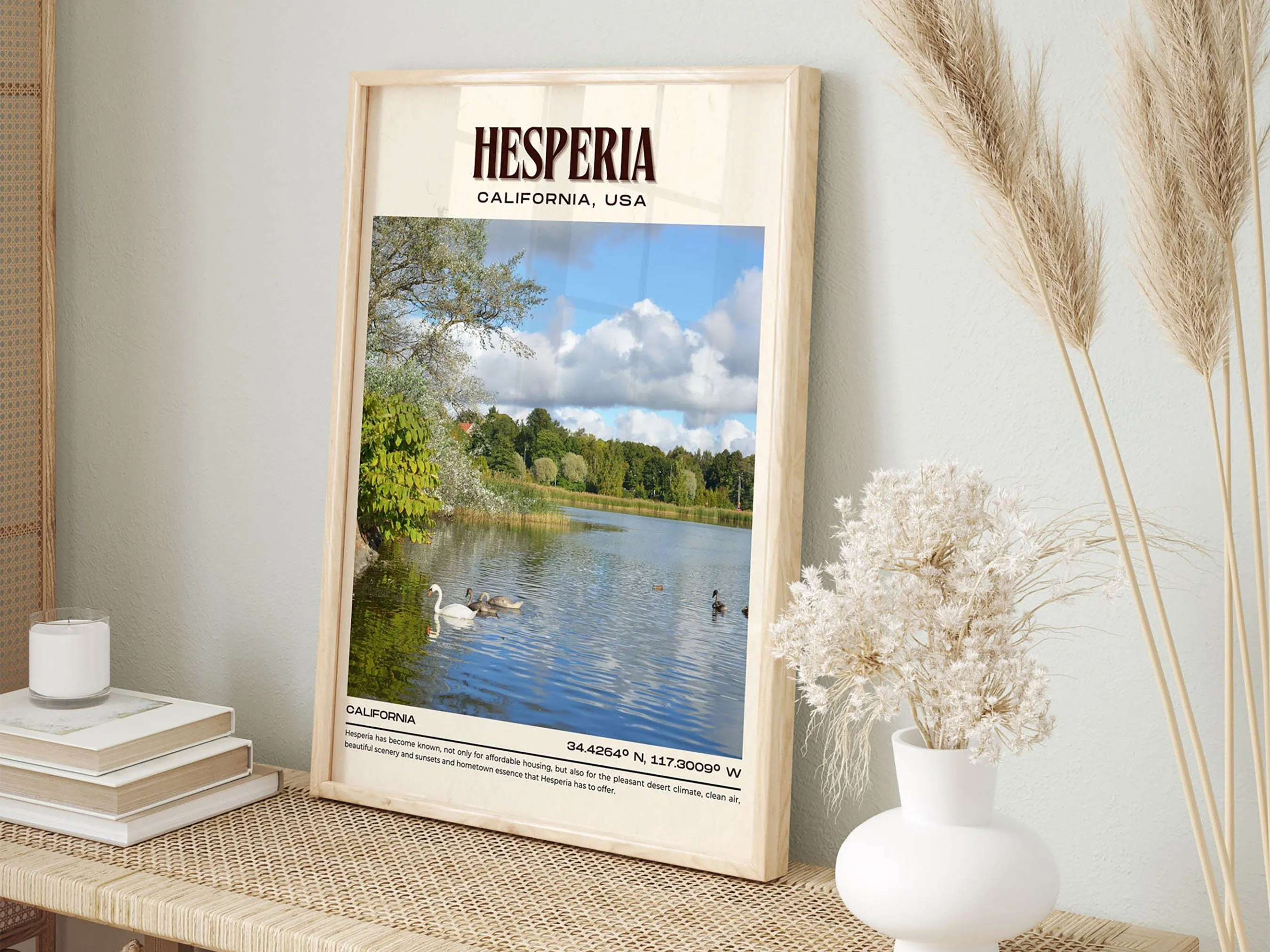 Hesperia Vintage Wall Art, California, USA