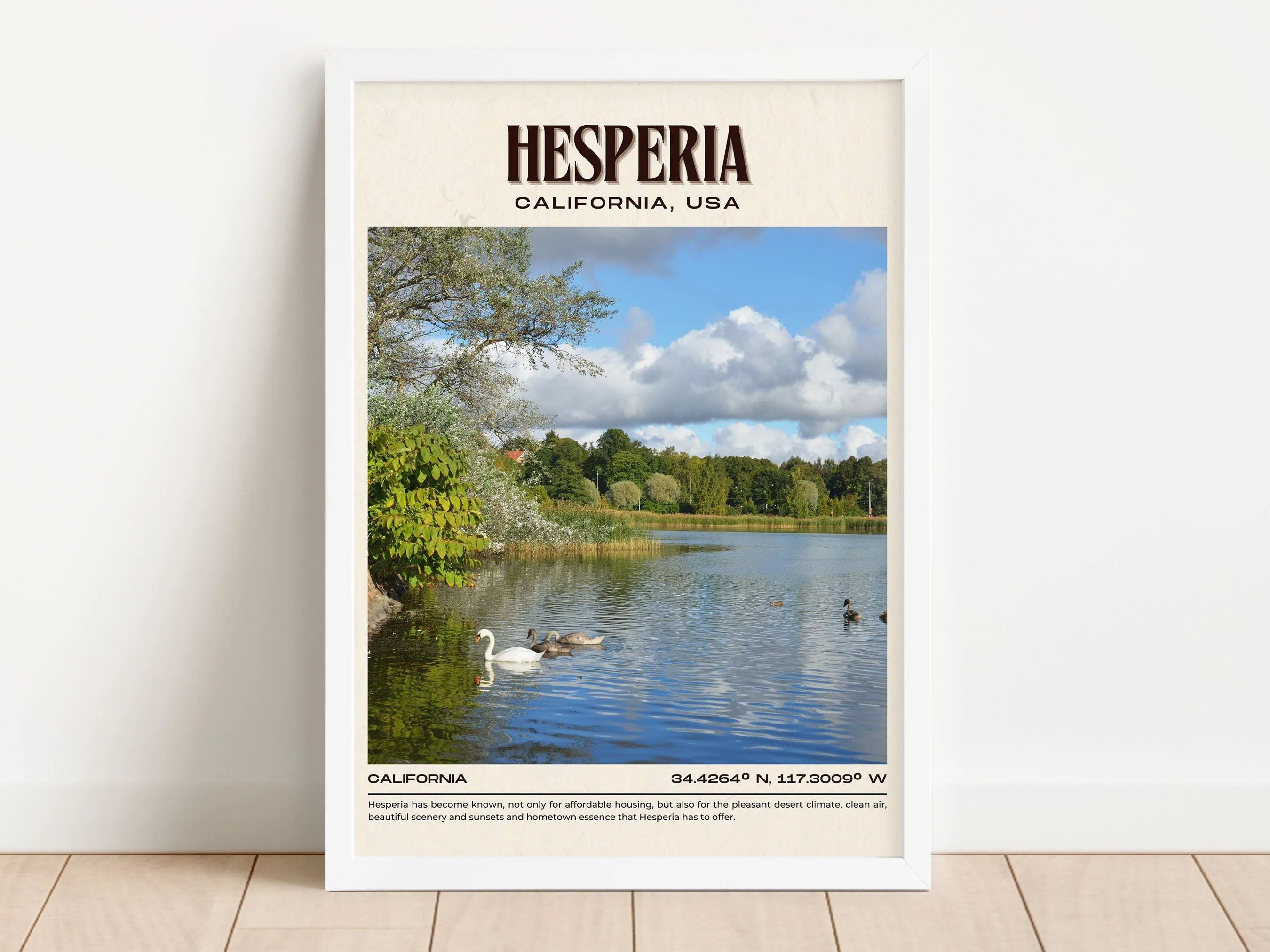 Hesperia Vintage Wall Art, California, USA