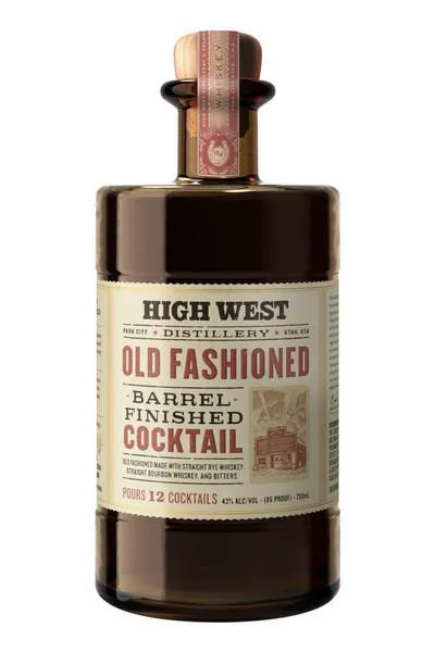 High West Old Fashioned Barrel Finished Cocktail 750 ml