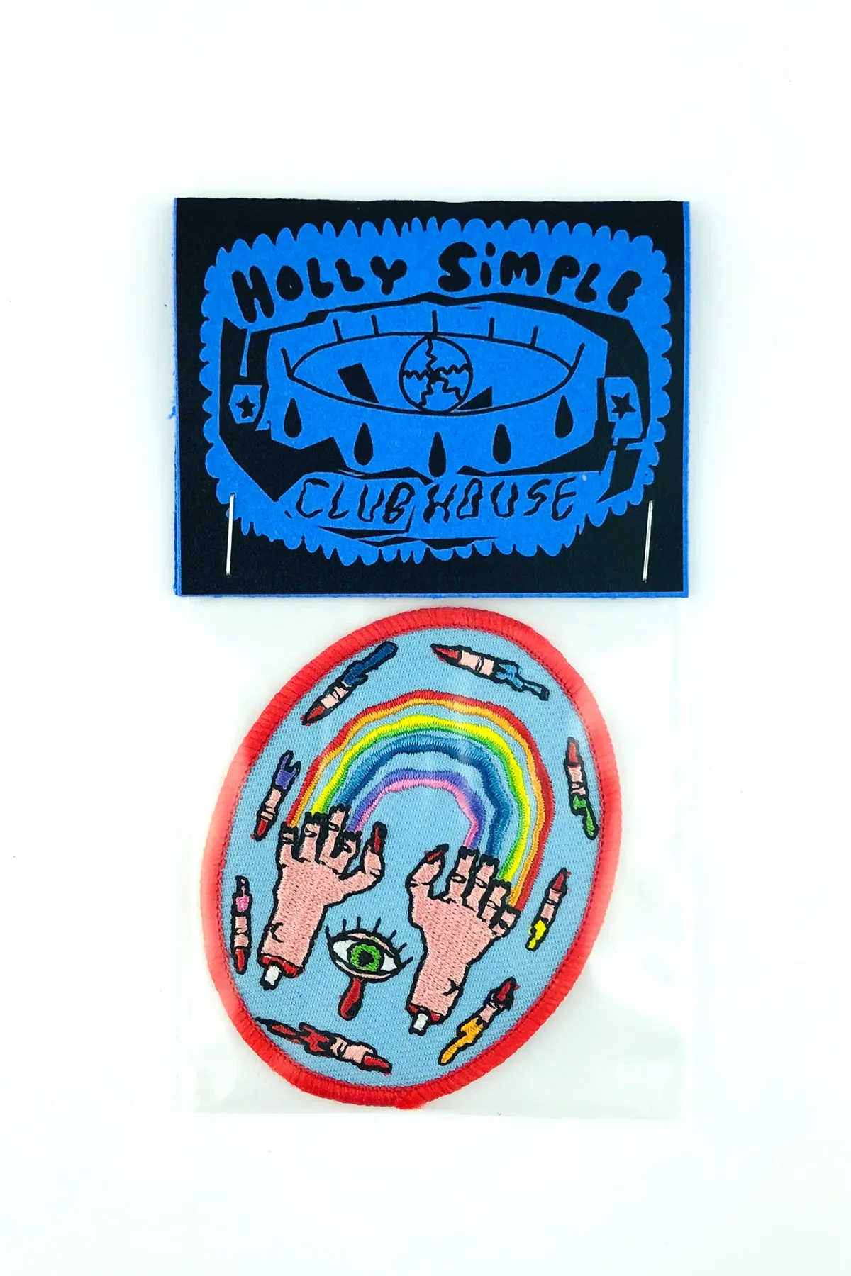 HOLLY SIMPLE BLEEDING RAINBOW PATCH