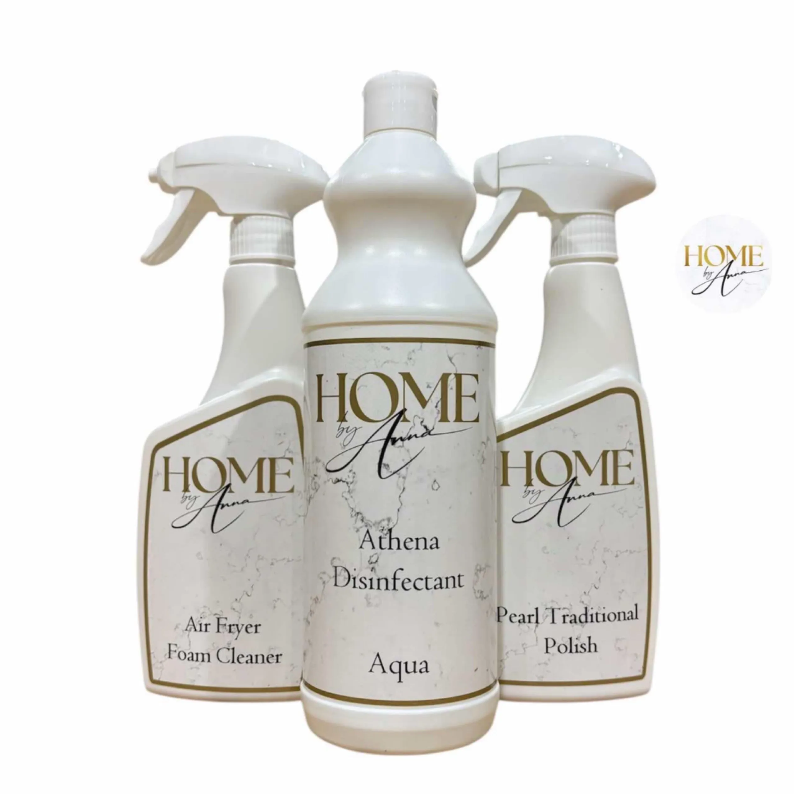 Home By Anna Luxury Reset Bundle - Athena Disinfectant, Air Fryer Cleaner, Traditional Pearl Polish