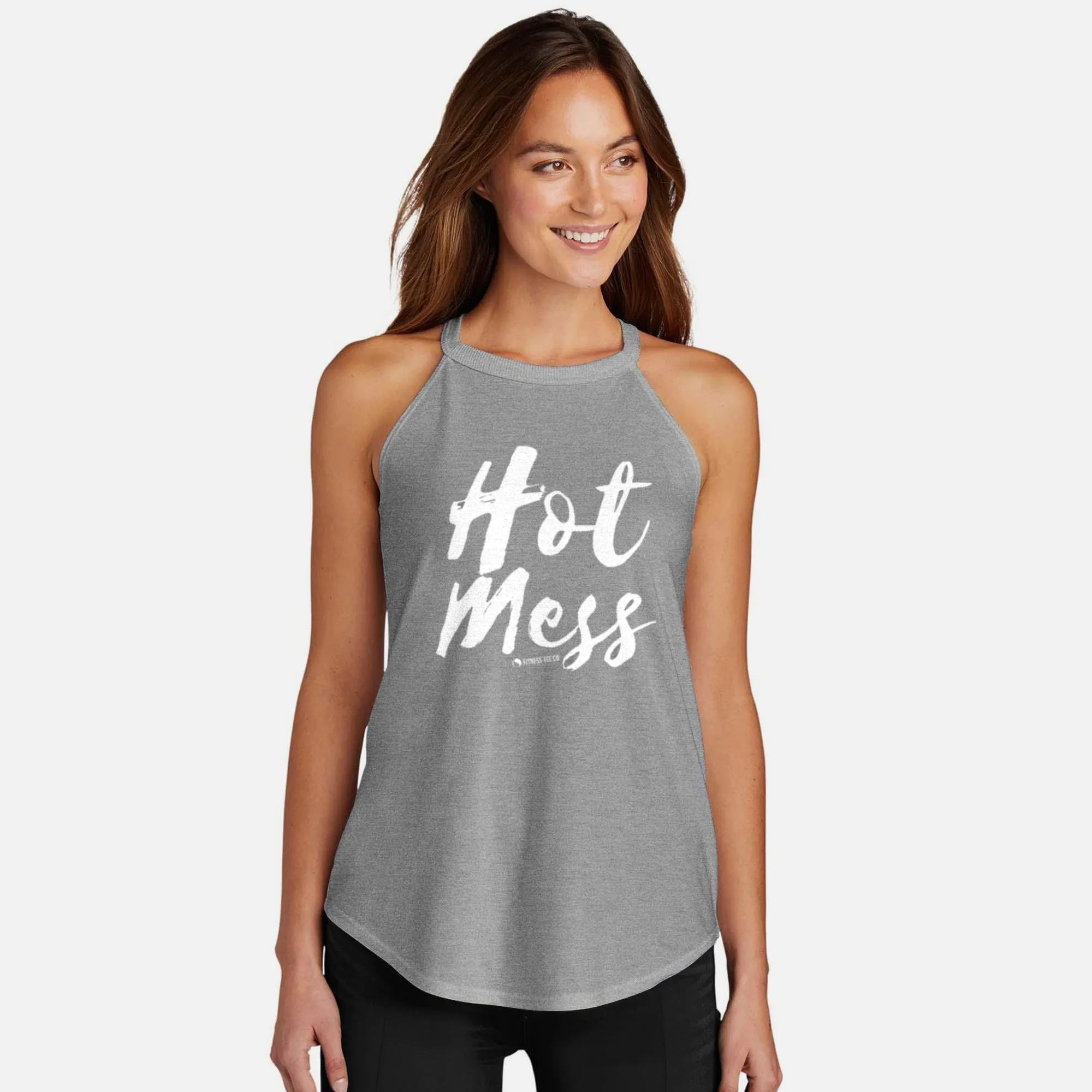 Hot Mess Rocker Tank Top
