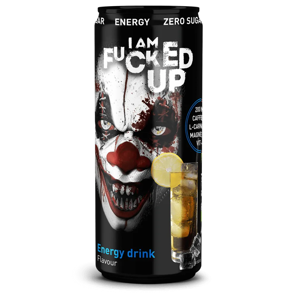 I Am Fucked Up Energy Drink - 24x330ml.
