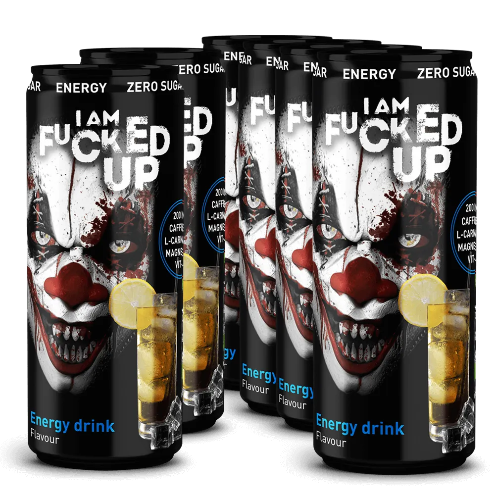 I Am Fucked Up Energy Drink - 24x330ml.