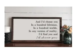 I'd choose you