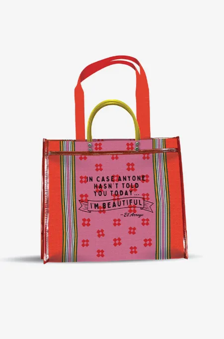 I'm Beautiful XL Tote Bag