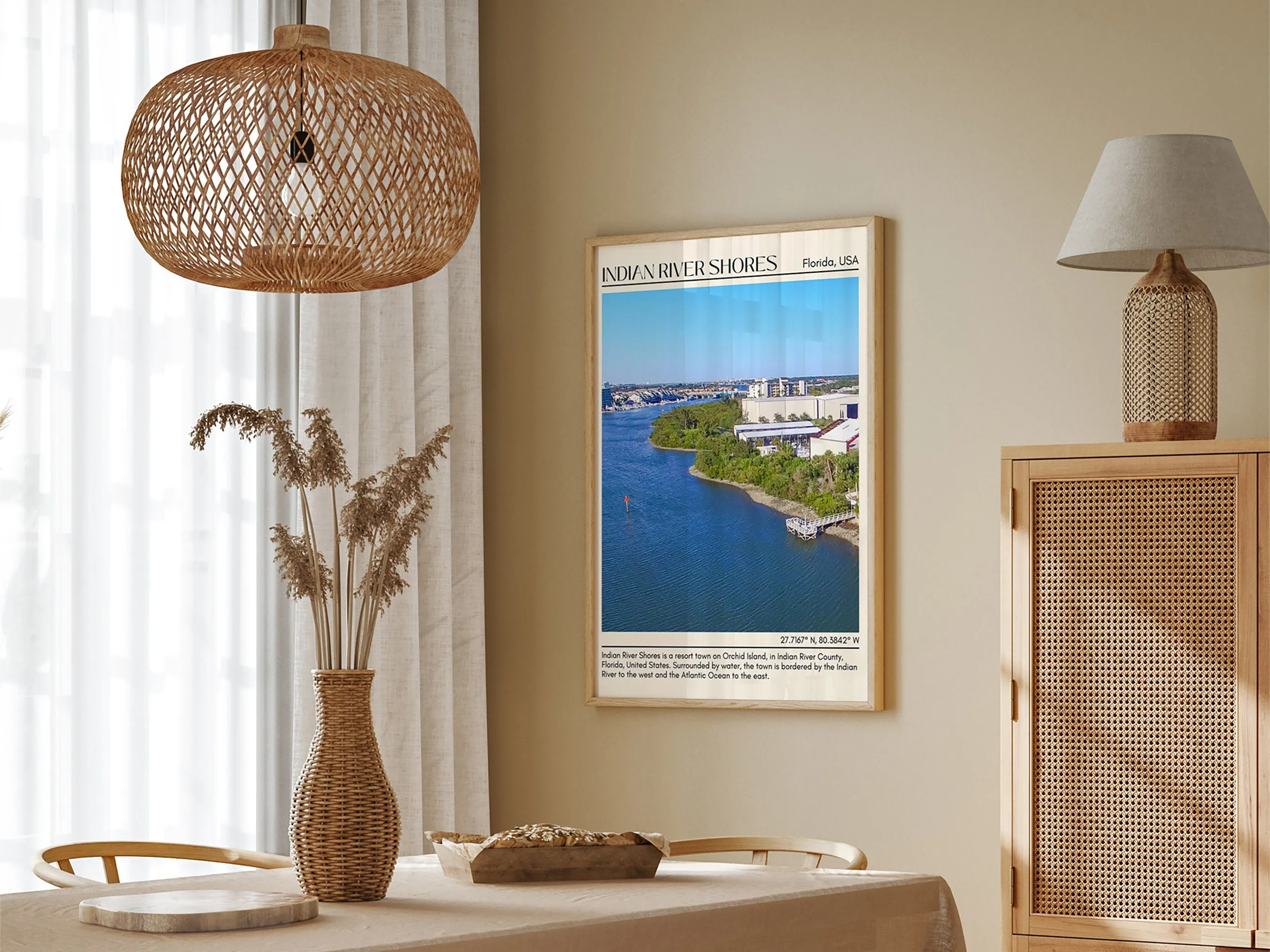 Indian River Shores Wall Canvas, USA