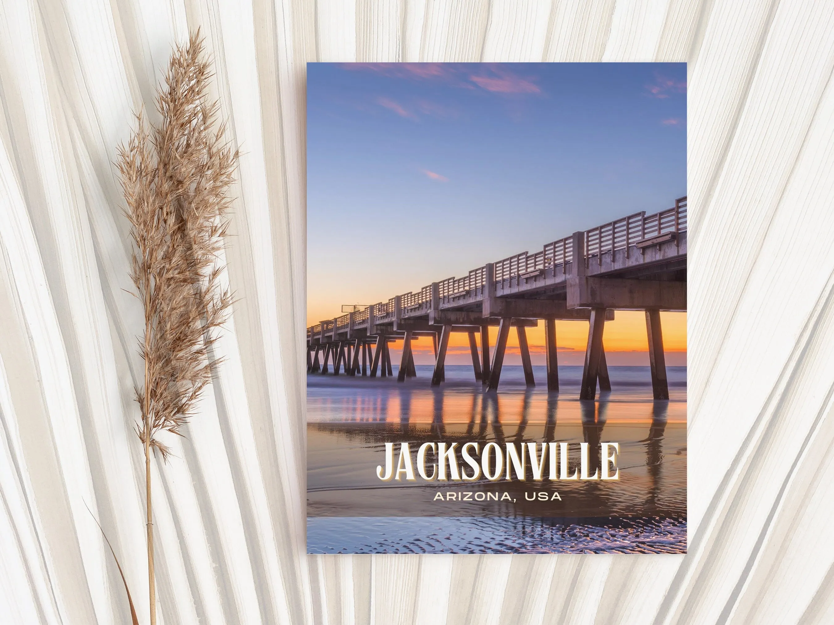 Jacksonville Retro Wall Art, Arizona, USA
