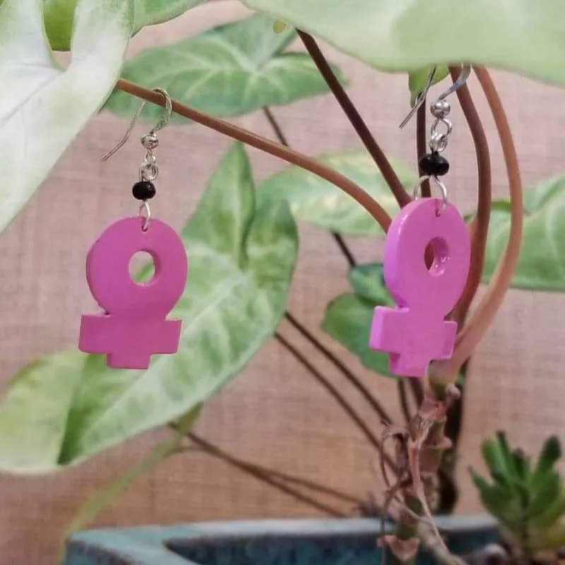 Jaraguá Coconut Fem-Sign Earrings