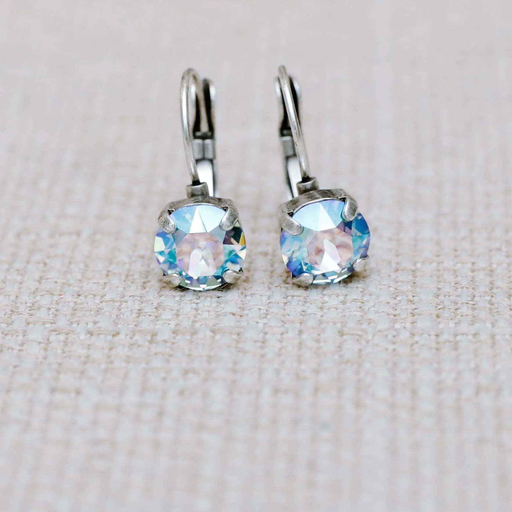 Jess Rachel Marie Earring: Light Sapphire AB